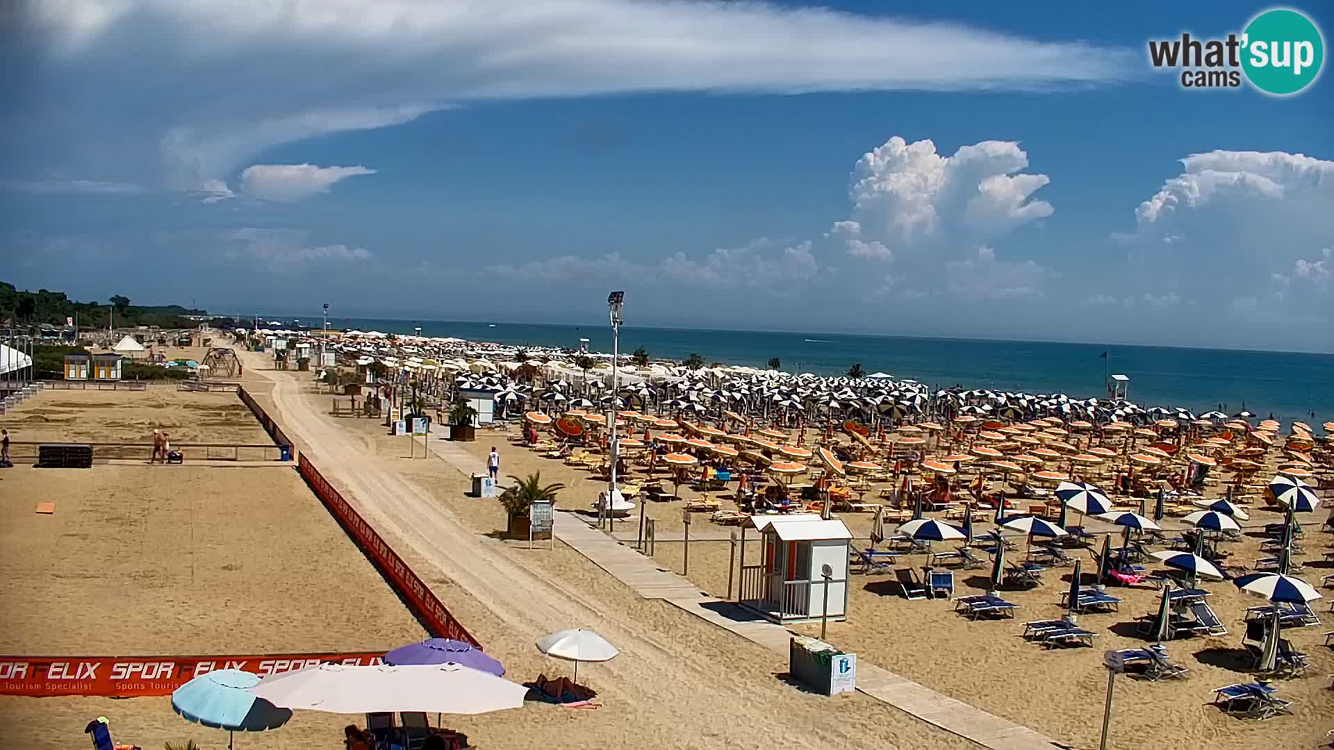La cámara web de la playa de Bibione – Zenith