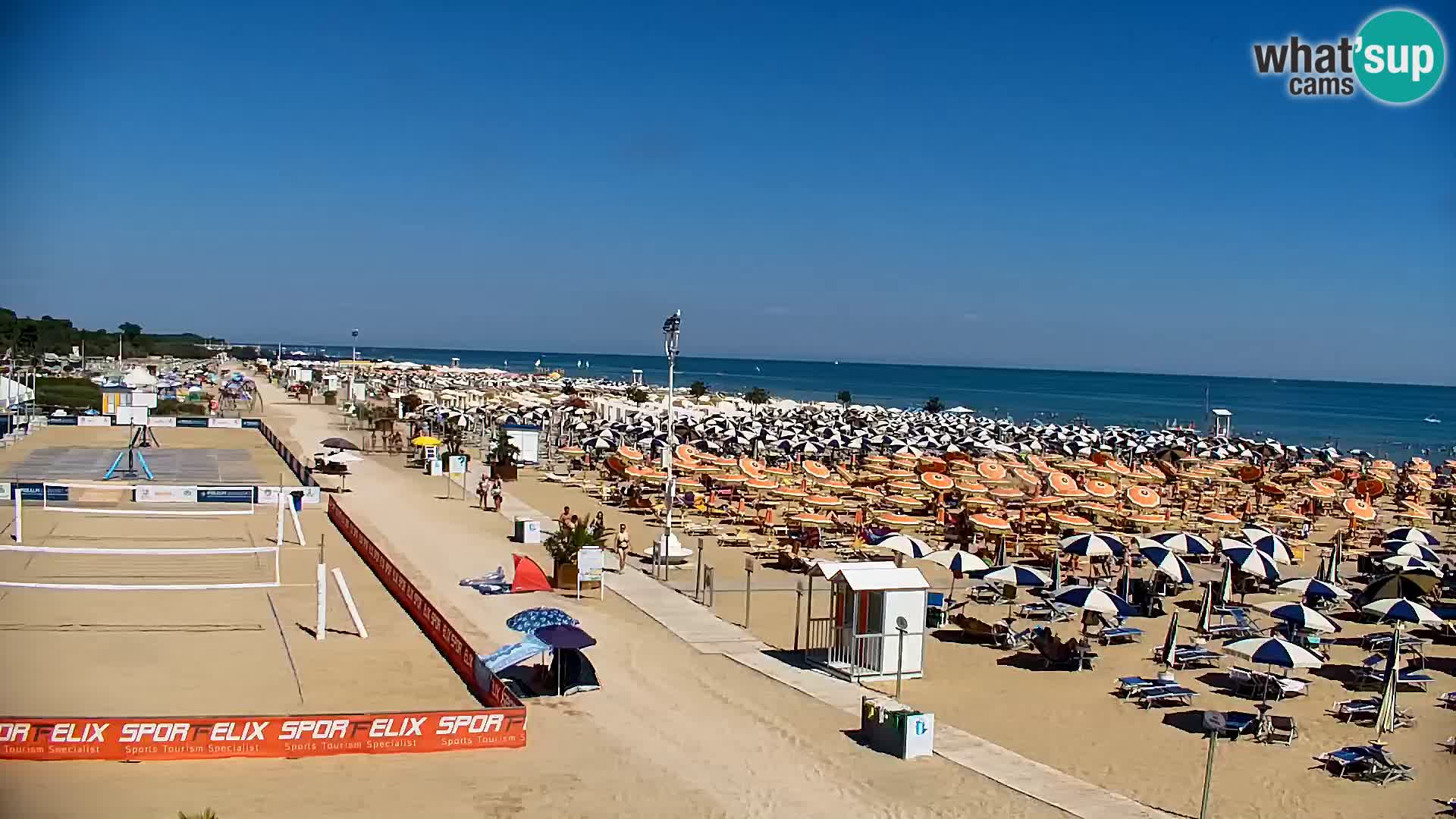 The Bibione beach webcam  – Zenith