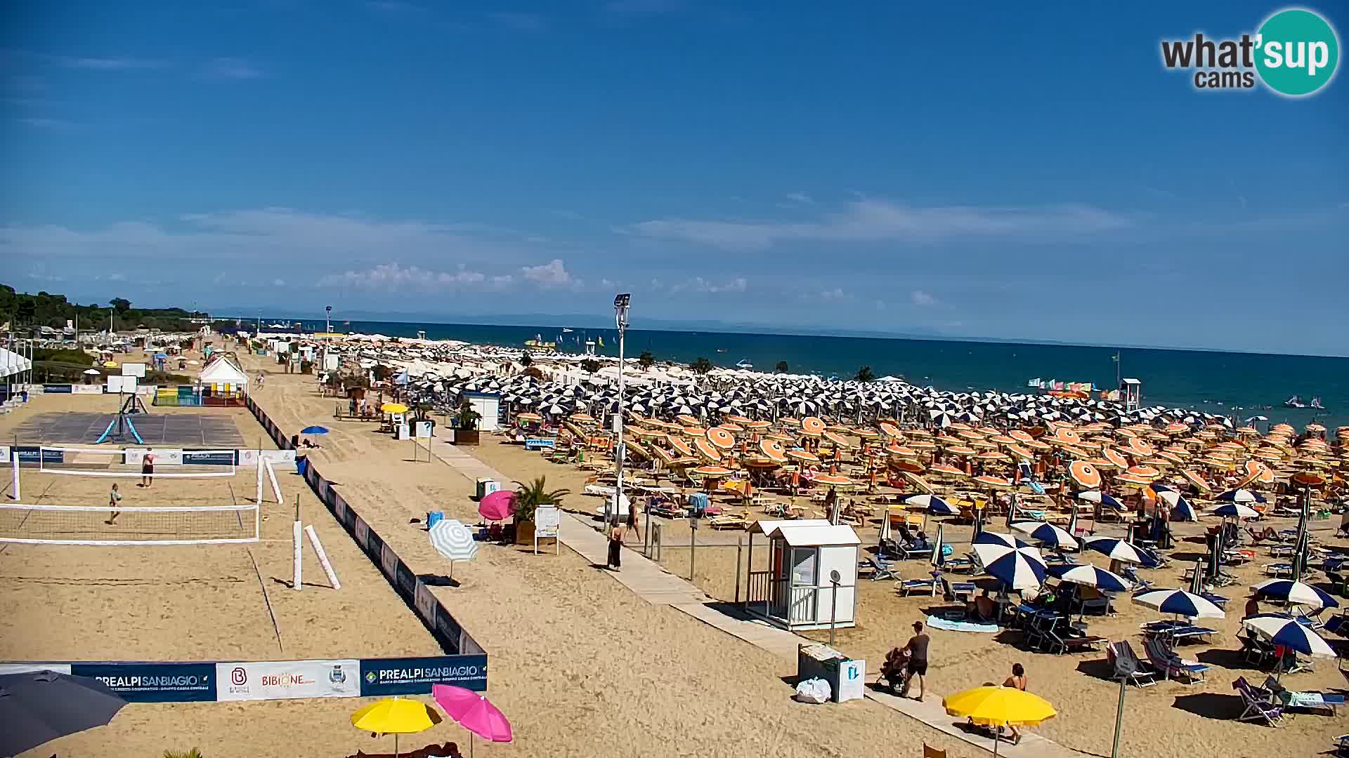 Bibione spiaggia webcam – Piazzale Zenith