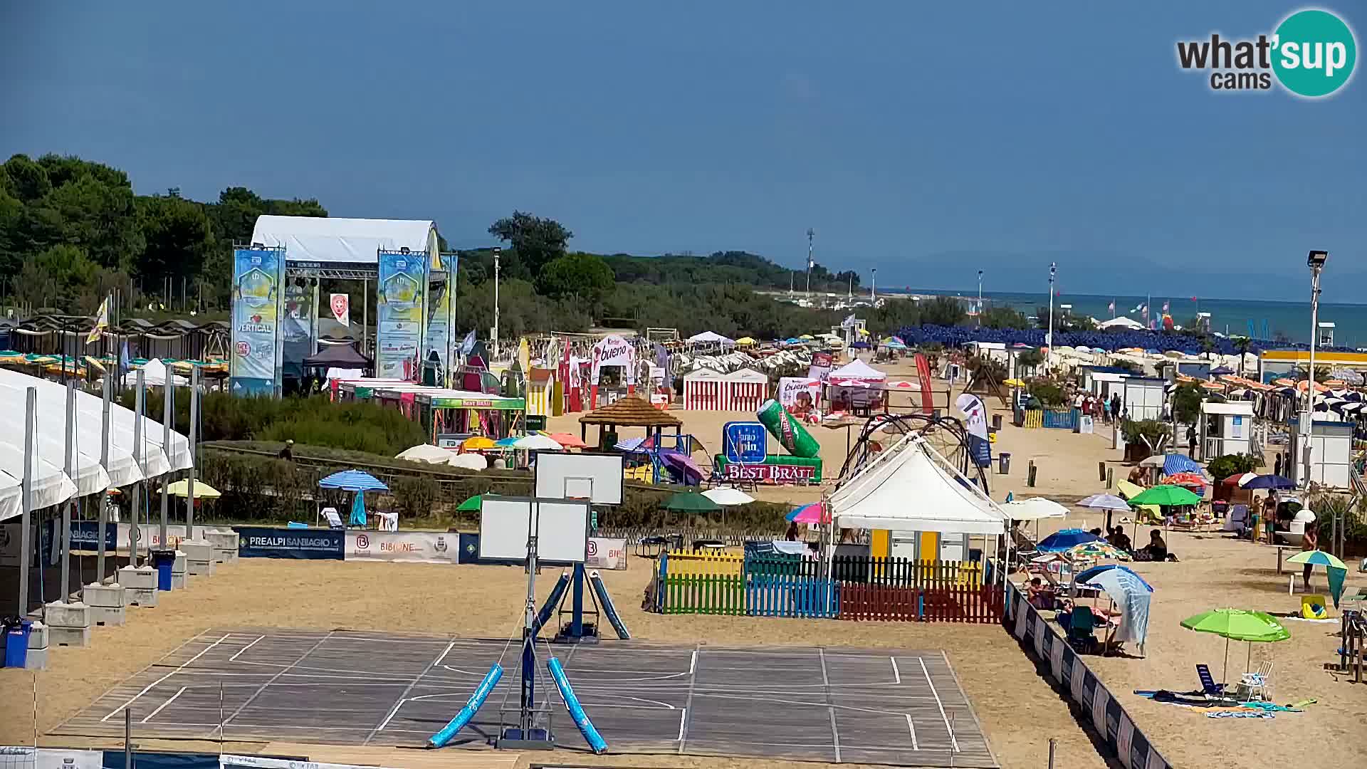 Bibione spiaggia webcam – Piazzale Zenith