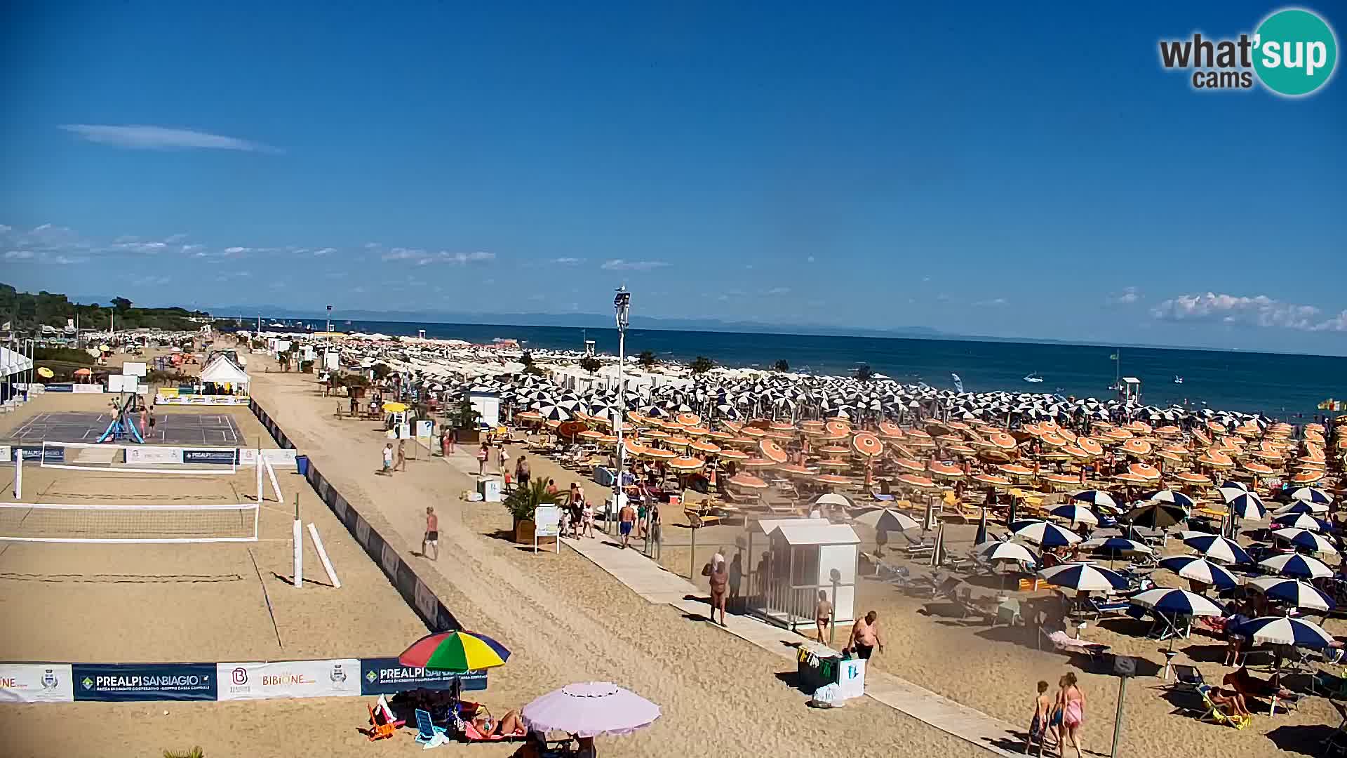 Bibione spiaggia webcam – Piazzale Zenith