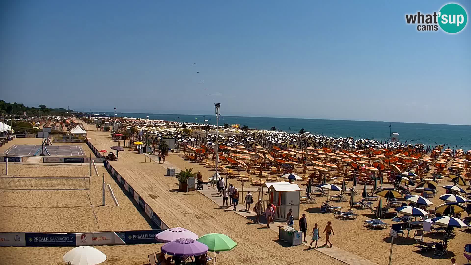 Bibione spiaggia webcam – Piazzale Zenith