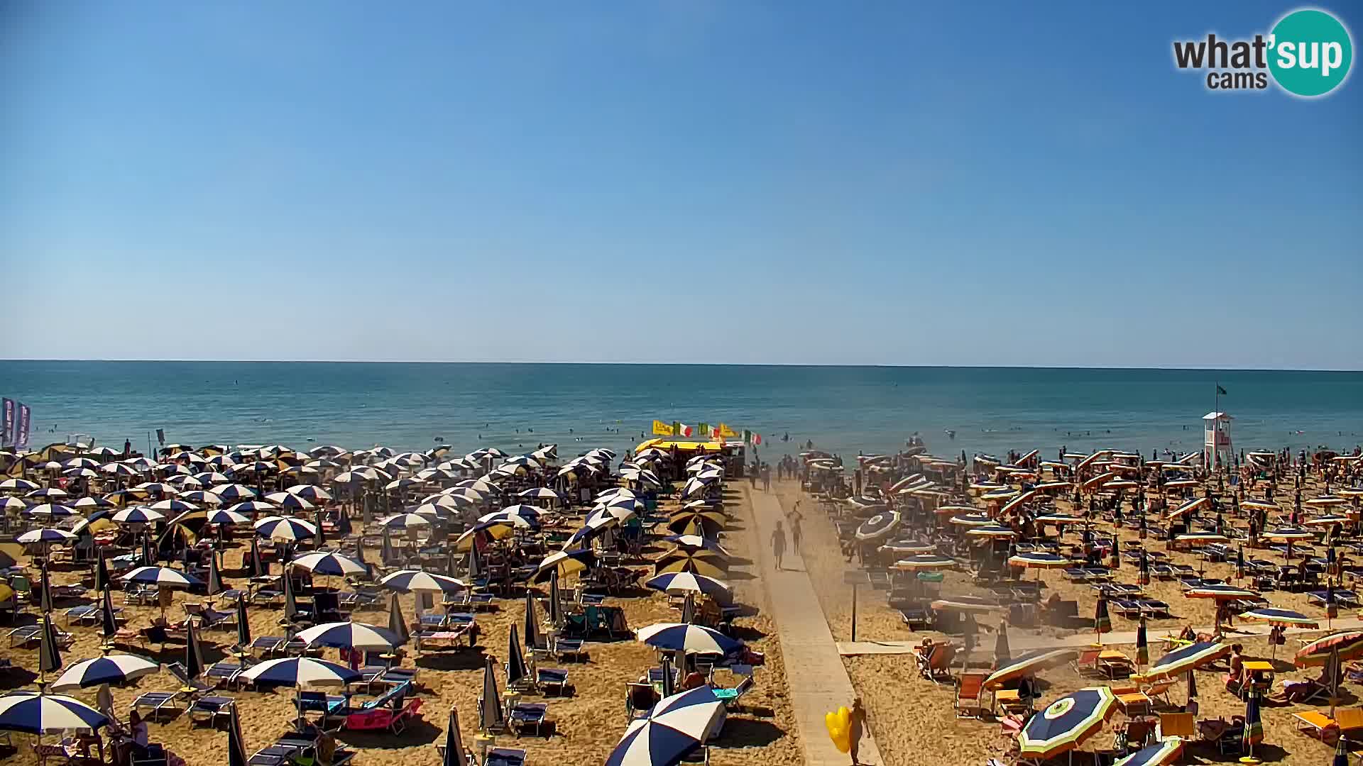 Bibione spiaggia webcam – Piazzale Zenith