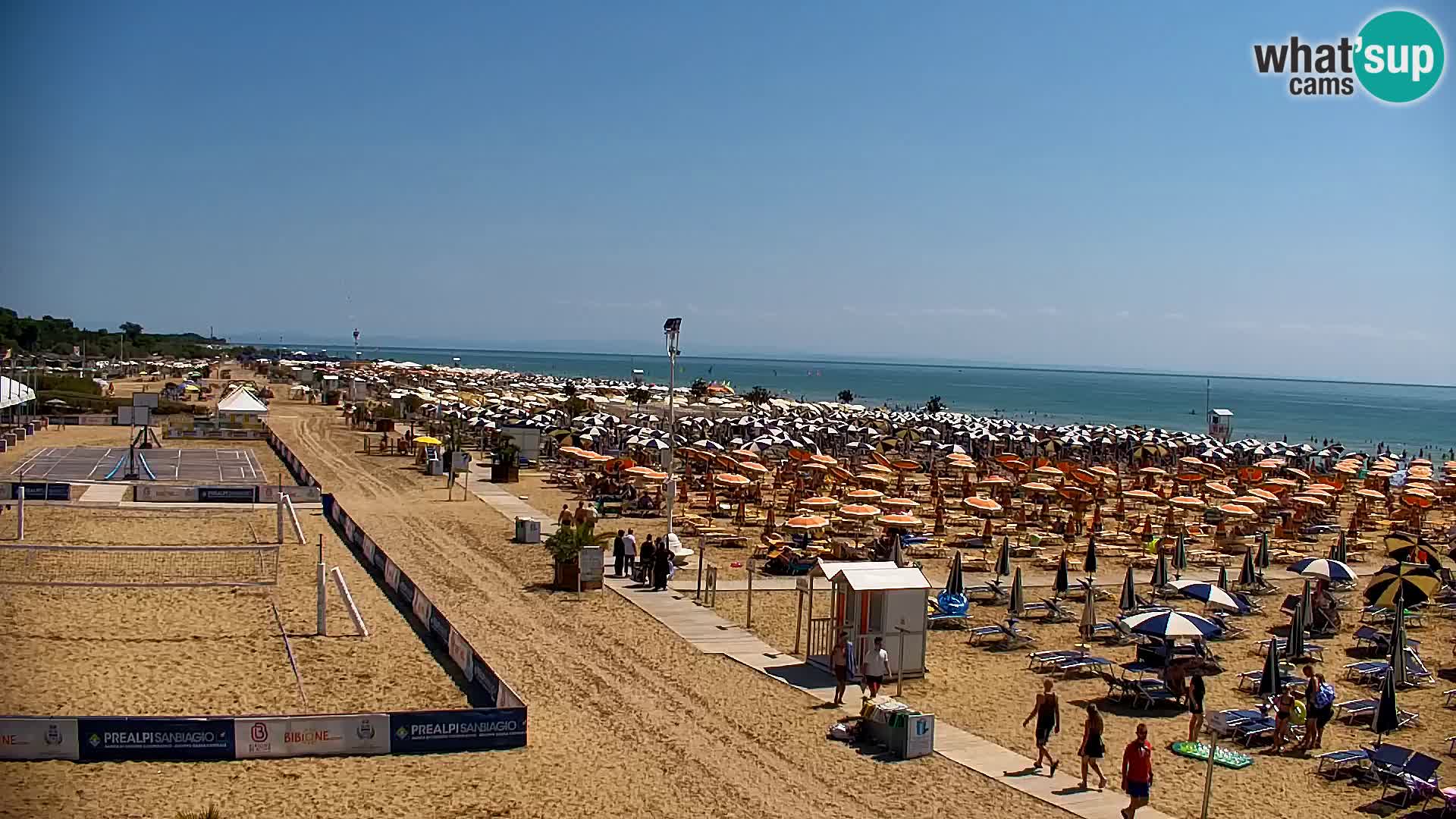 Bibione spiaggia webcam – Piazzale Zenith