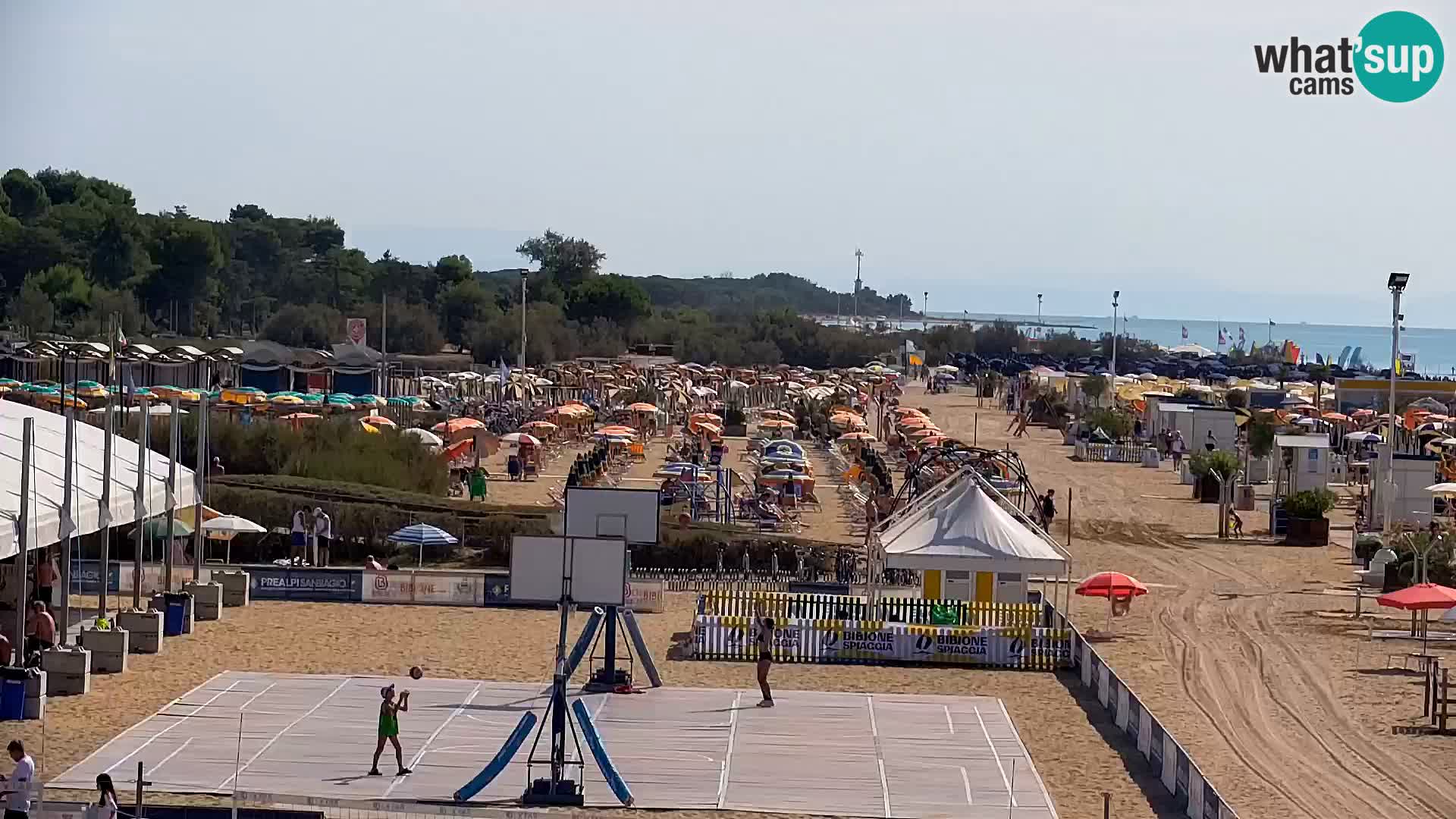 Bibione spiaggia webcam – Piazzale Zenith