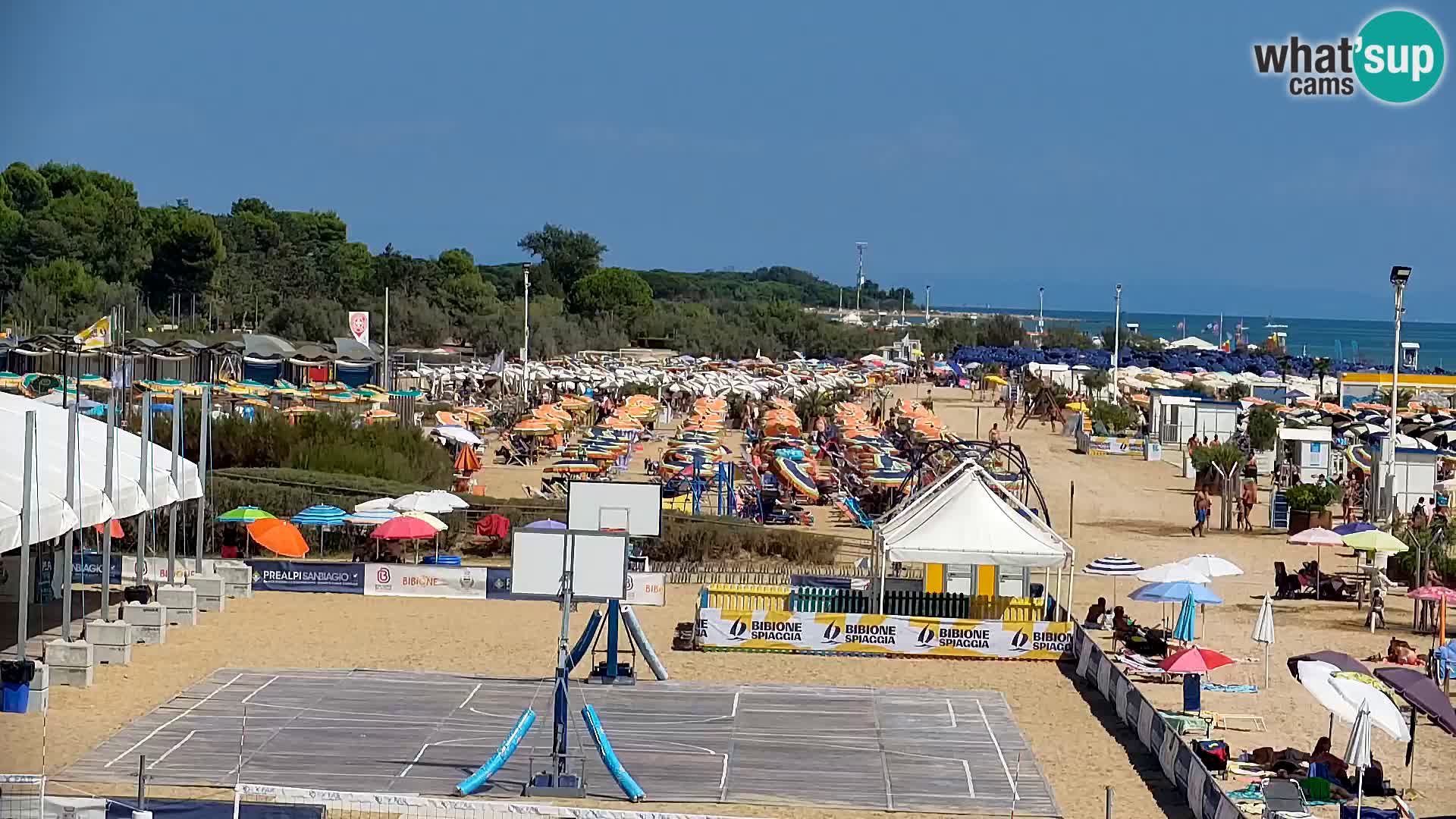 The Bibione beach webcam – Zenith