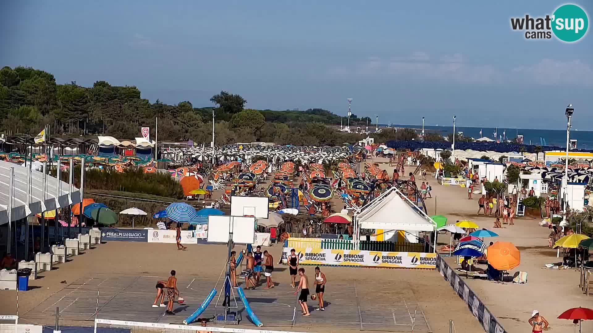 Spletna kamera na plaži Bibione – Zenit