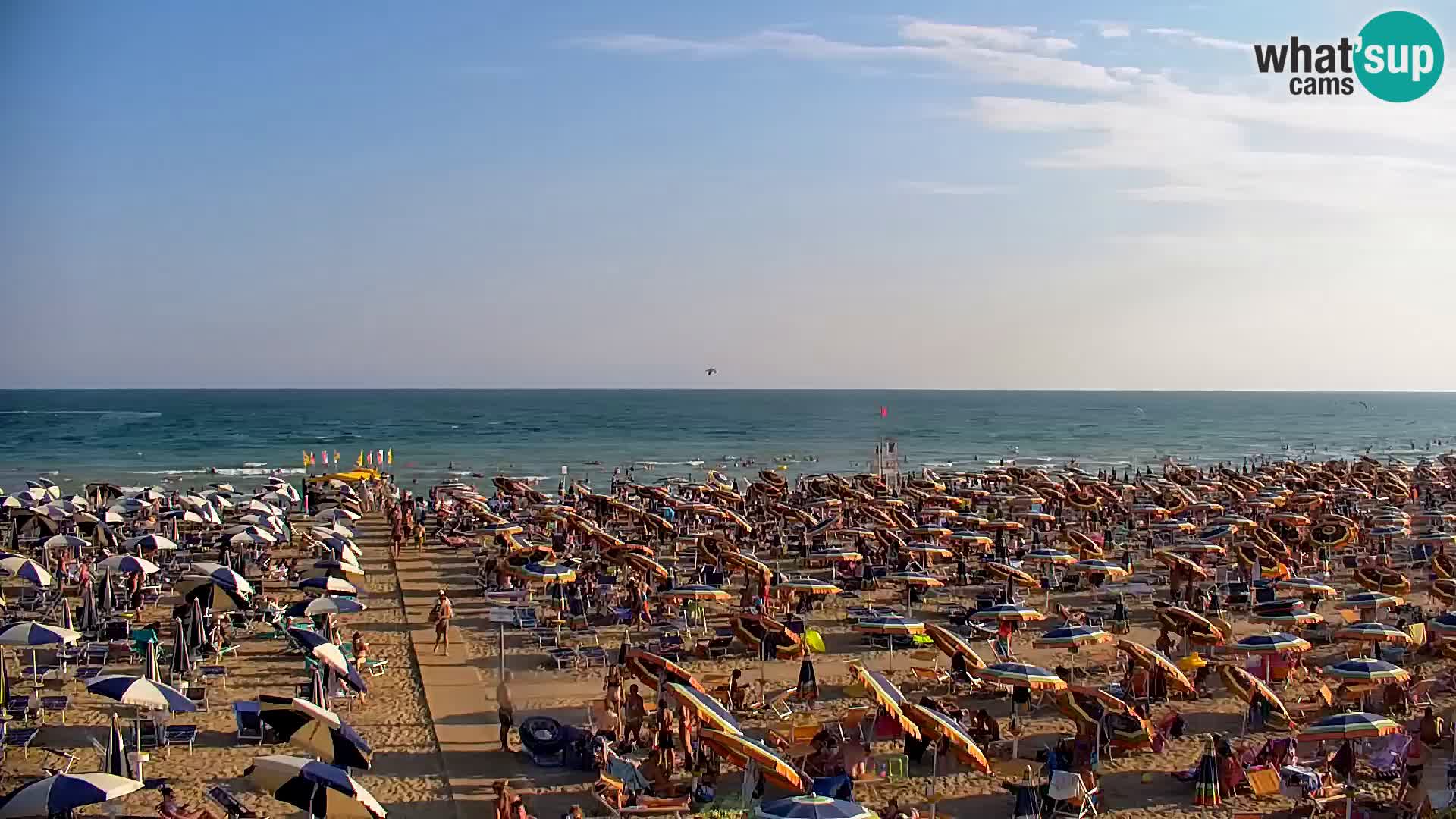 The Bibione beach webcam – Zenith