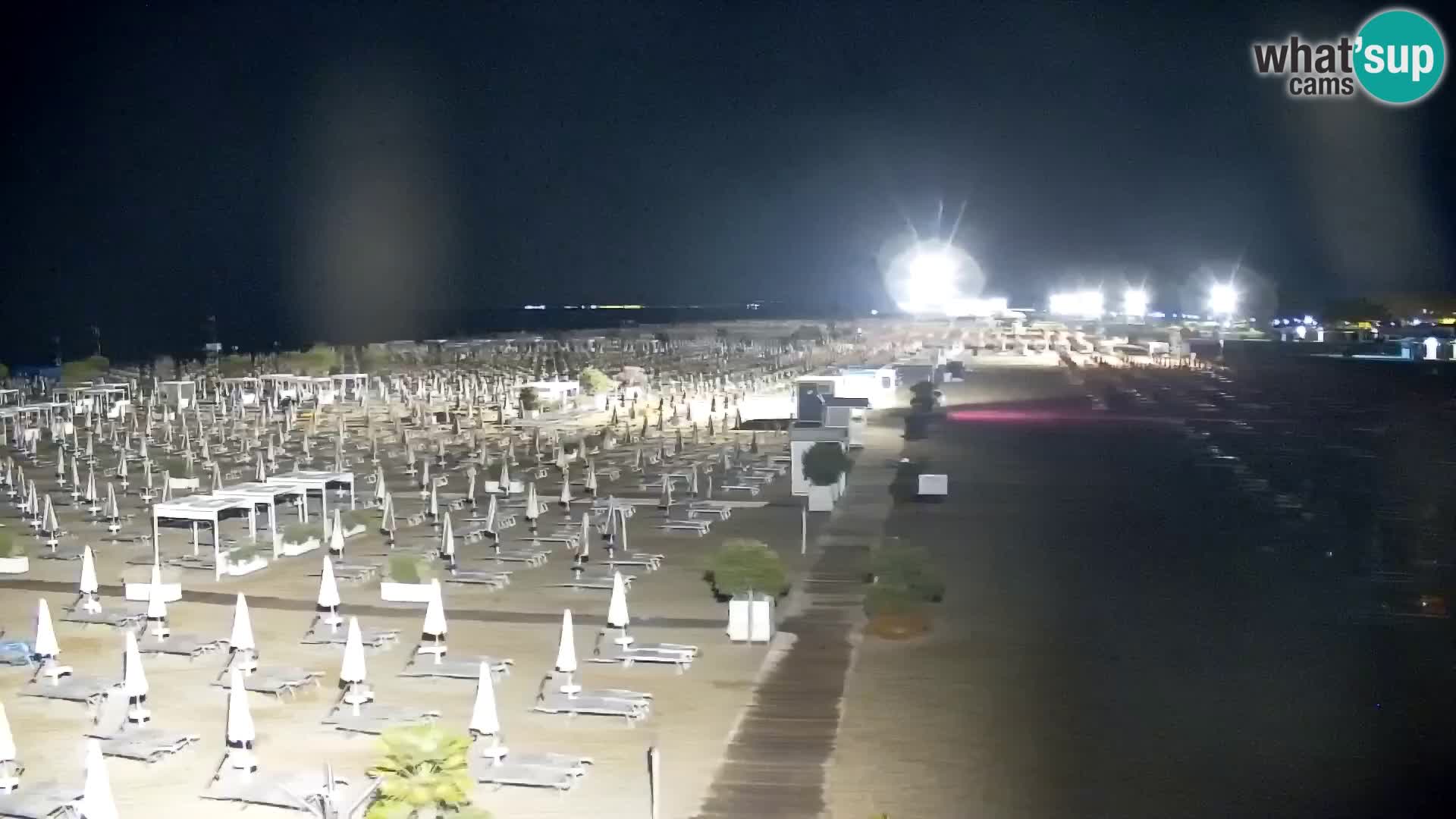 La plage de Bibione webcam en direct | Italien