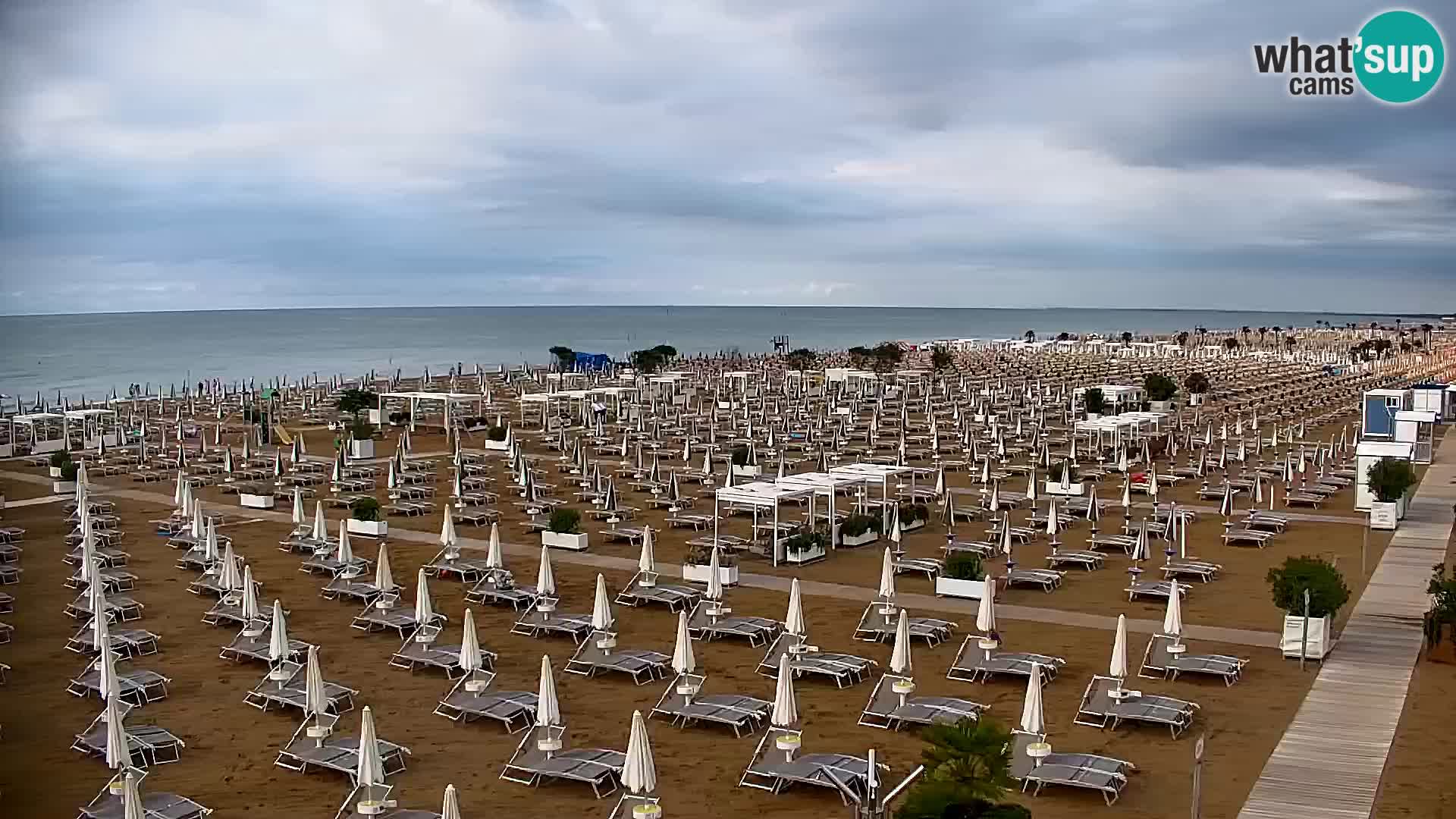 La plage de Bibione webcam en direct | Italien