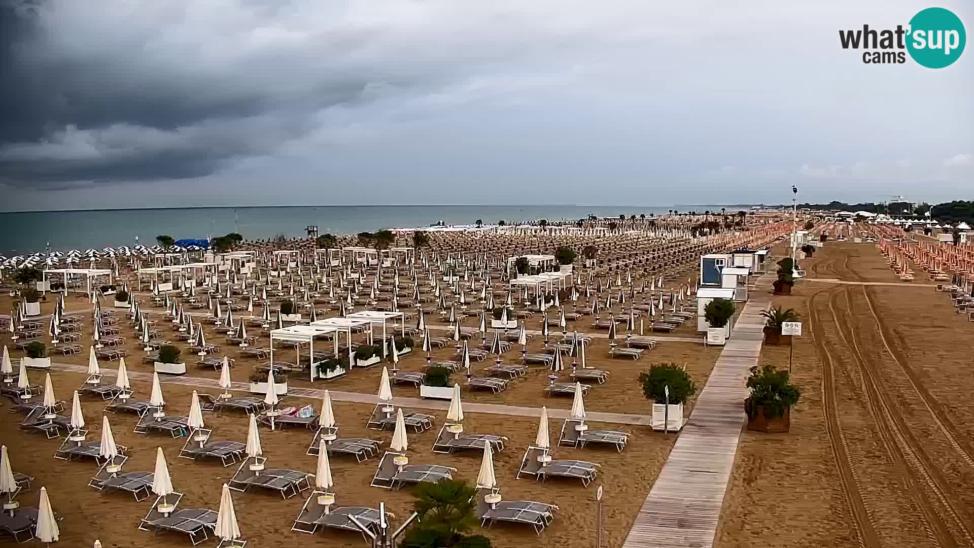 La plage de Bibione webcam en direct | Italien