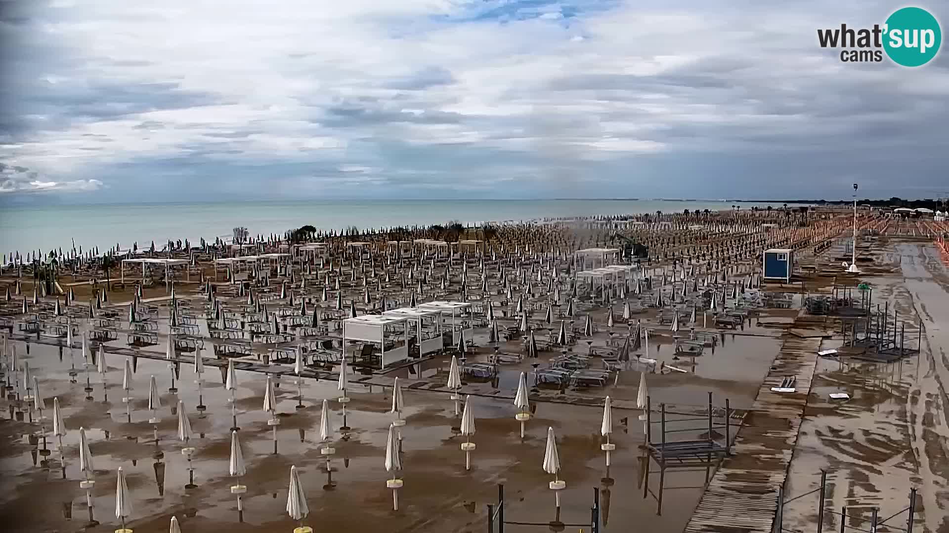 La plage de Bibione webcam en direct | Italien