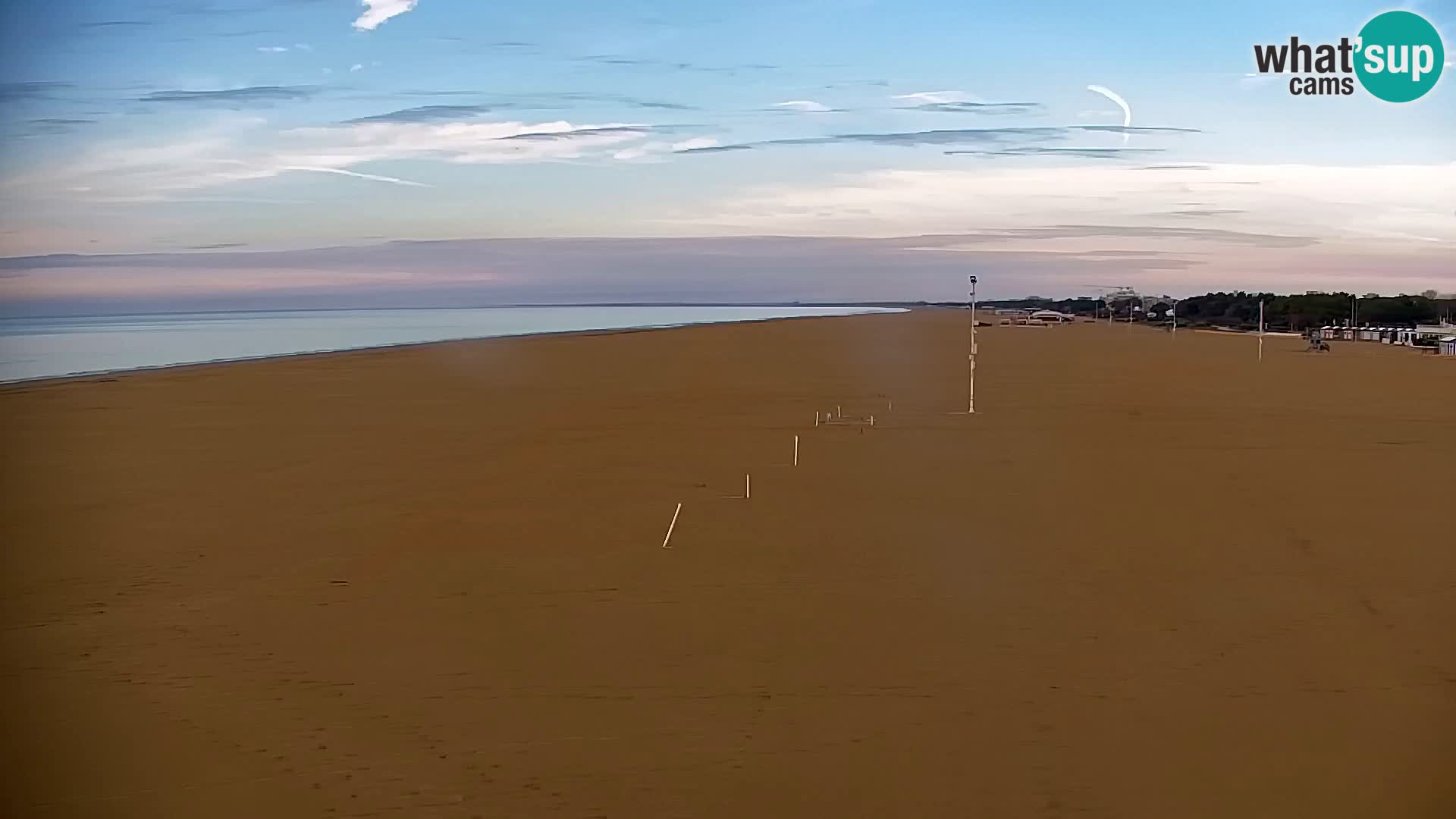 La plage de Bibione webcam en direct | Italien