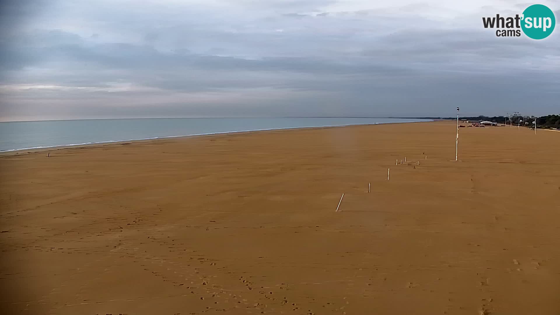 La plage de Bibione webcam en direct | Italien