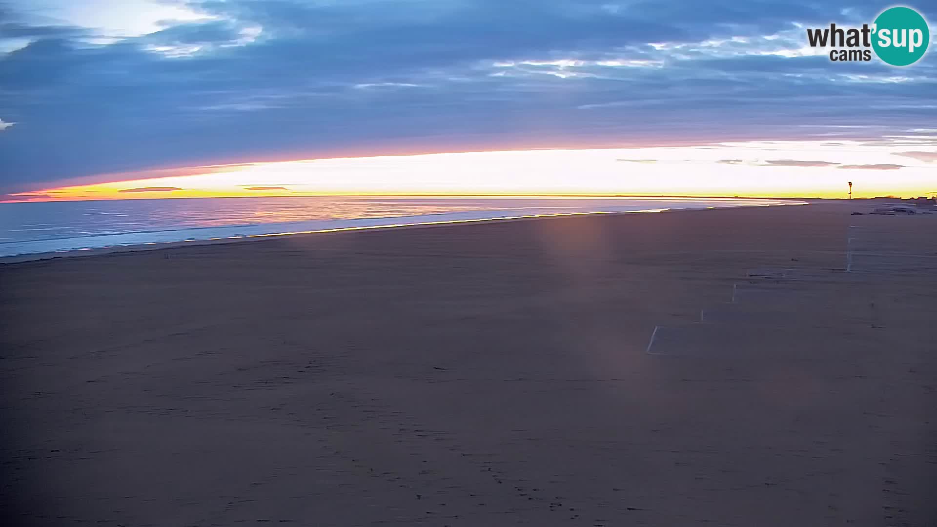 La plage de Bibione webcam en direct | Italien