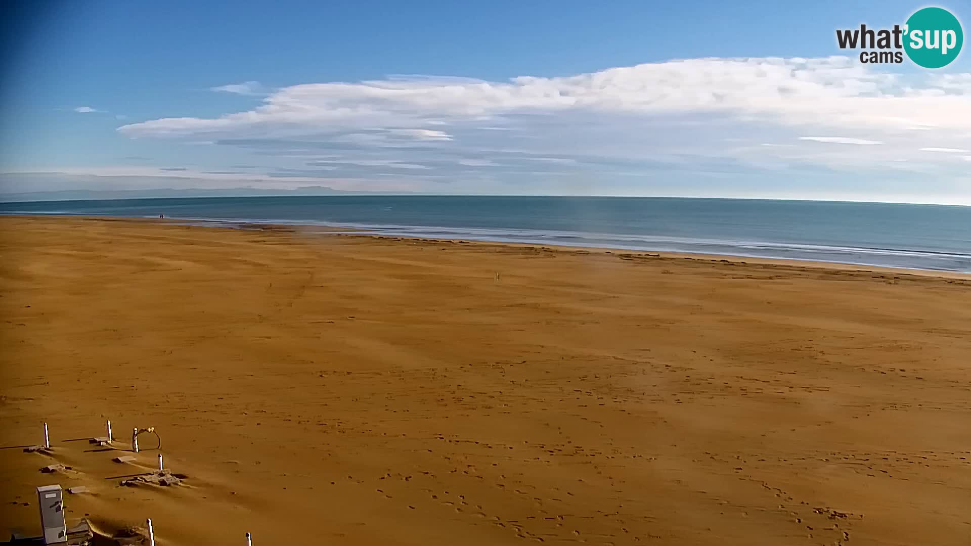 La plage de Bibione webcam en direct | Italien