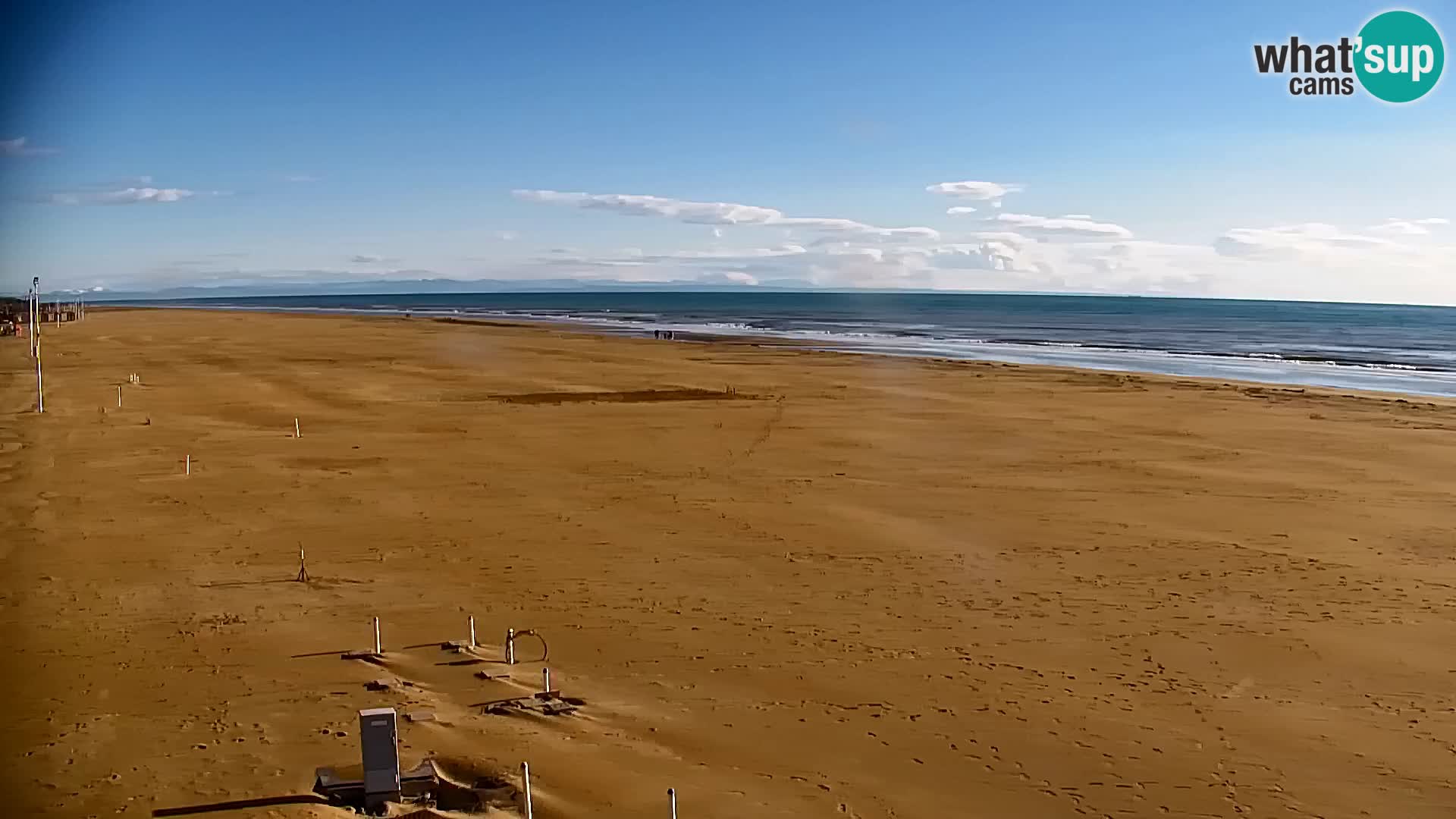 La plage de Bibione webcam en direct | Italien