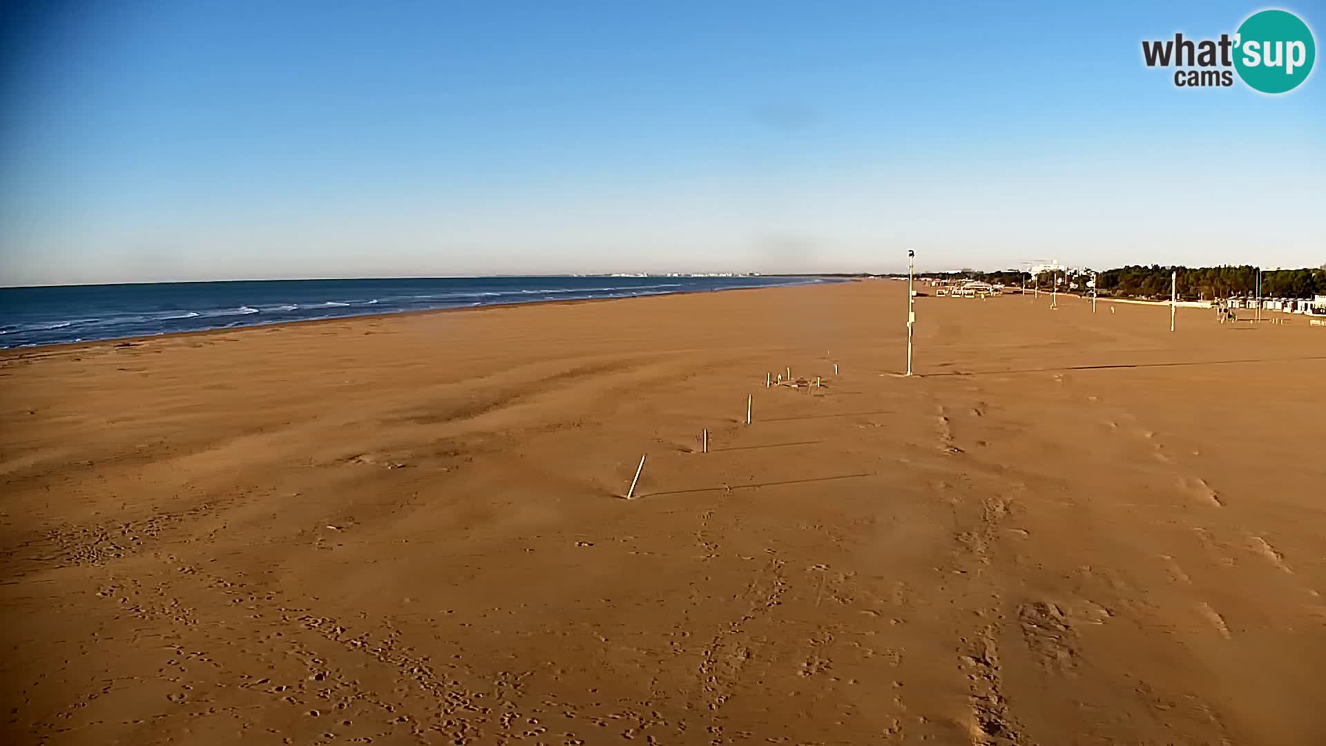 La plage de Bibione webcam en direct | Italien