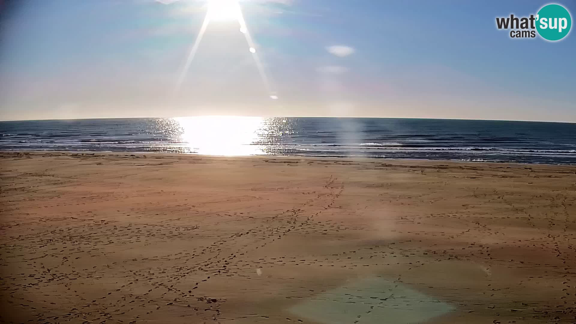 La plage de Bibione webcam en direct | Italien