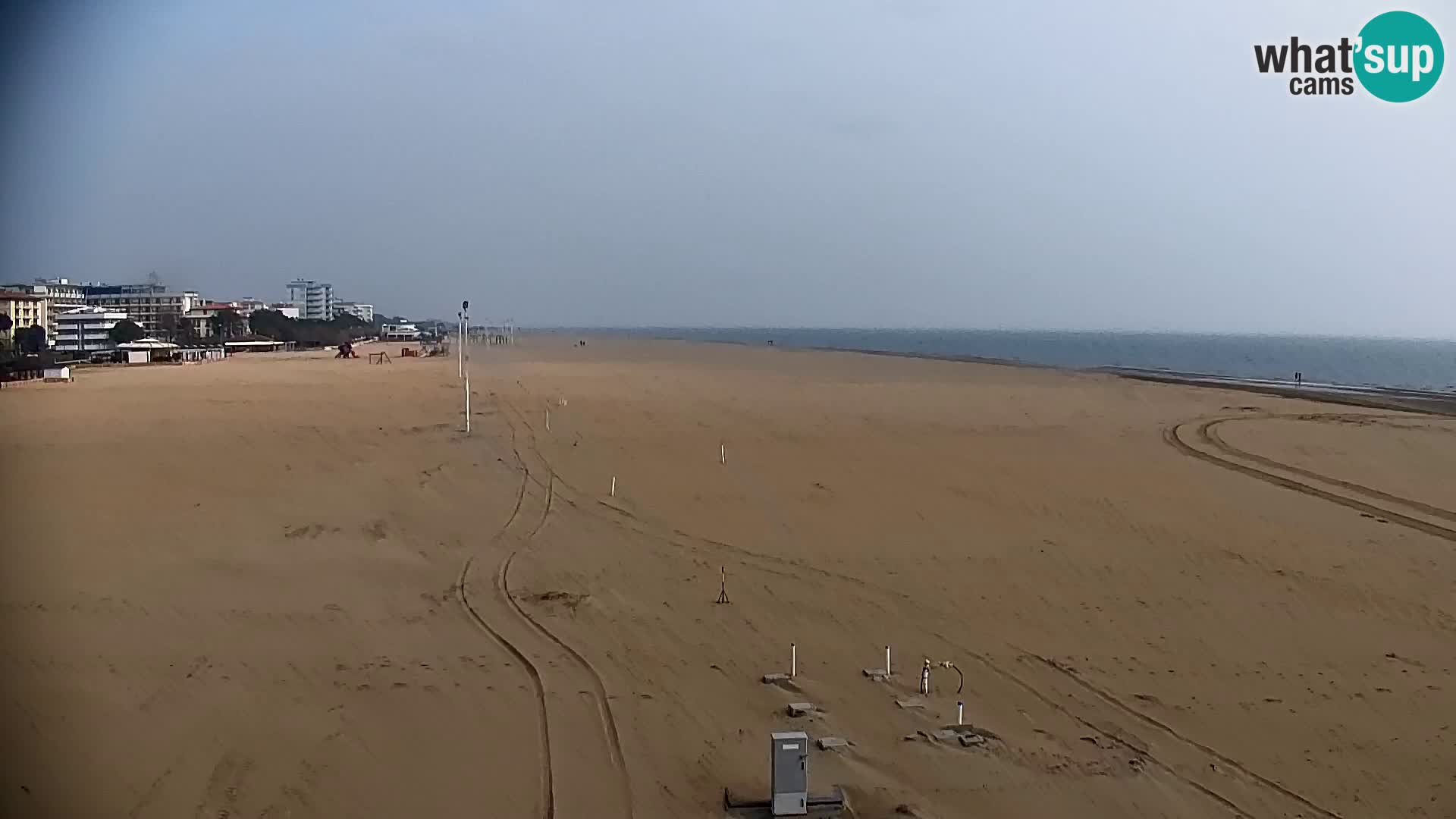 La plage de Bibione webcam en direct | Italien