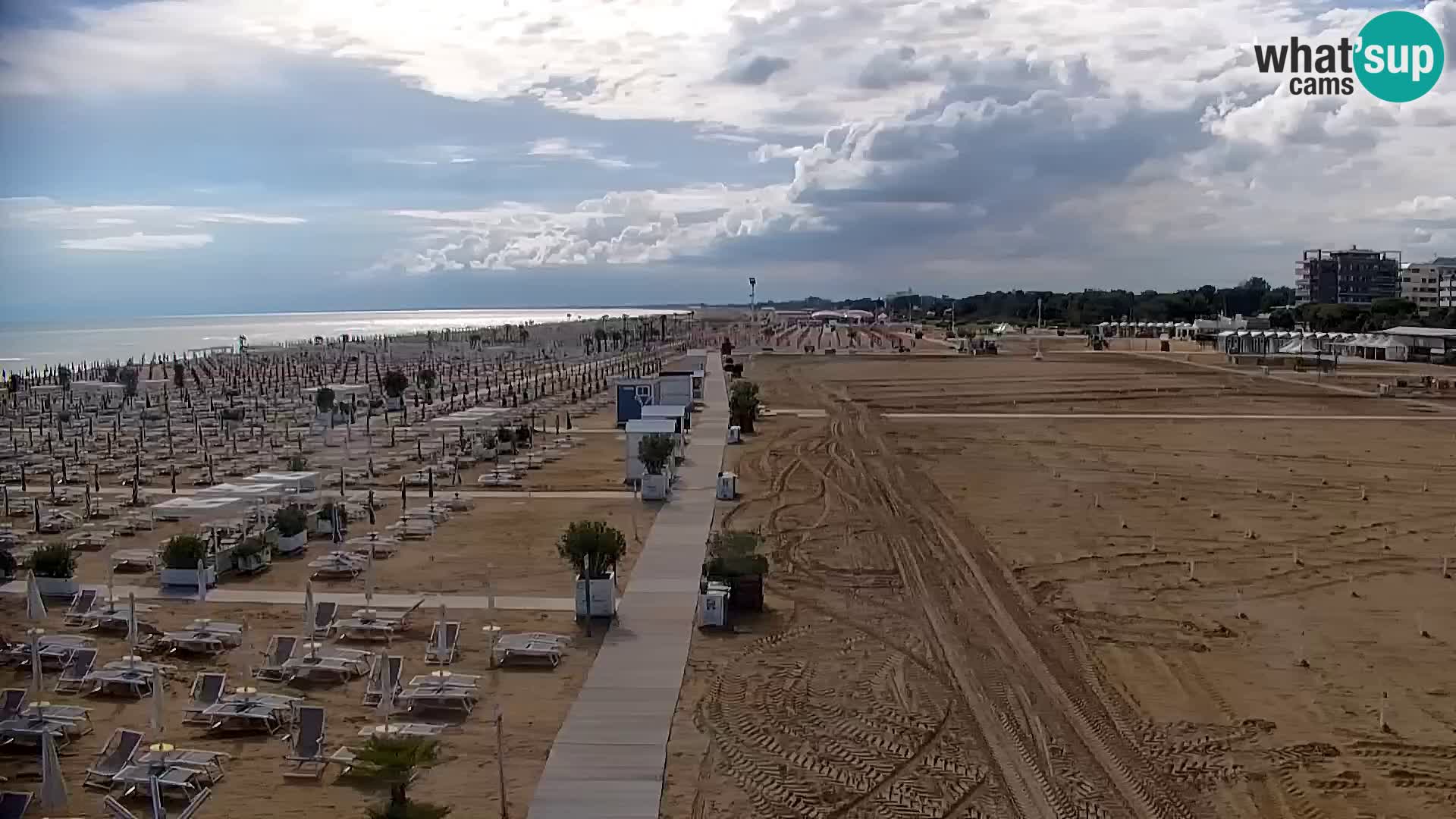 La plage de Bibione webcam en direct | Italien