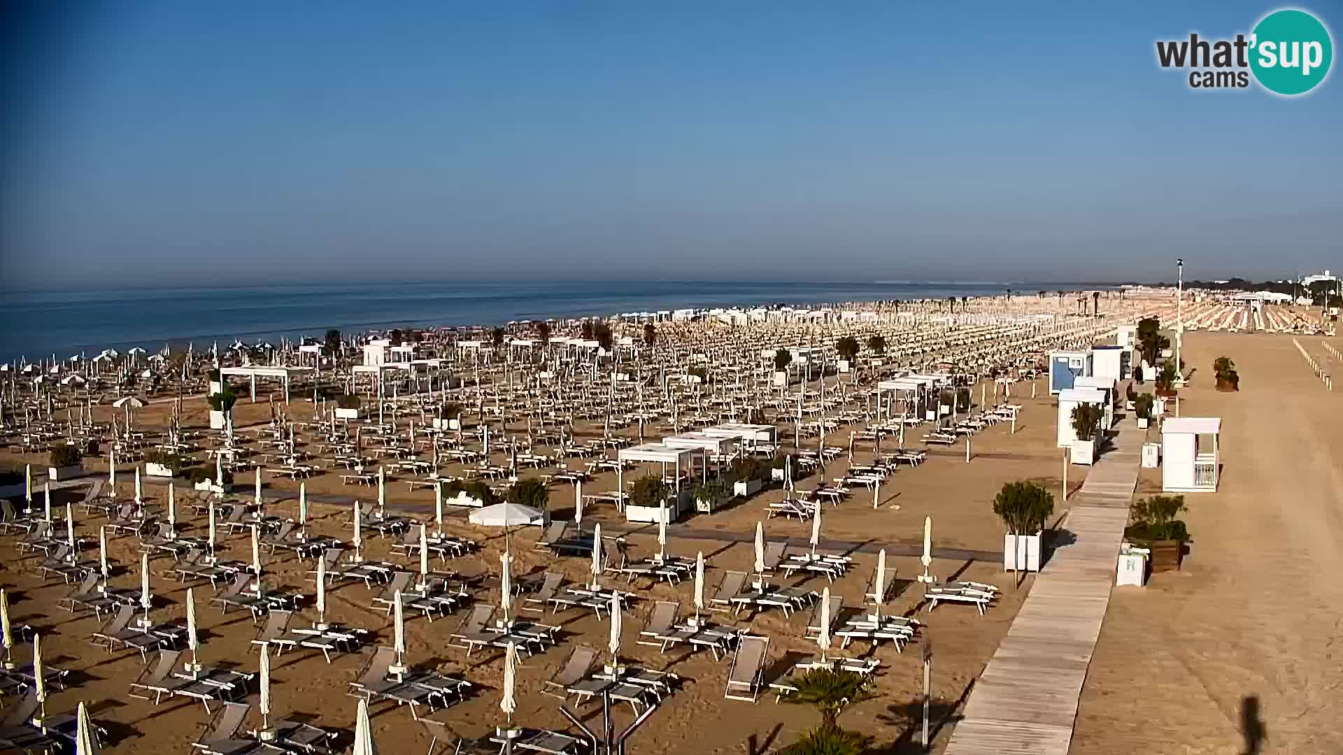 La plage de Bibione webcam en direct | Italien