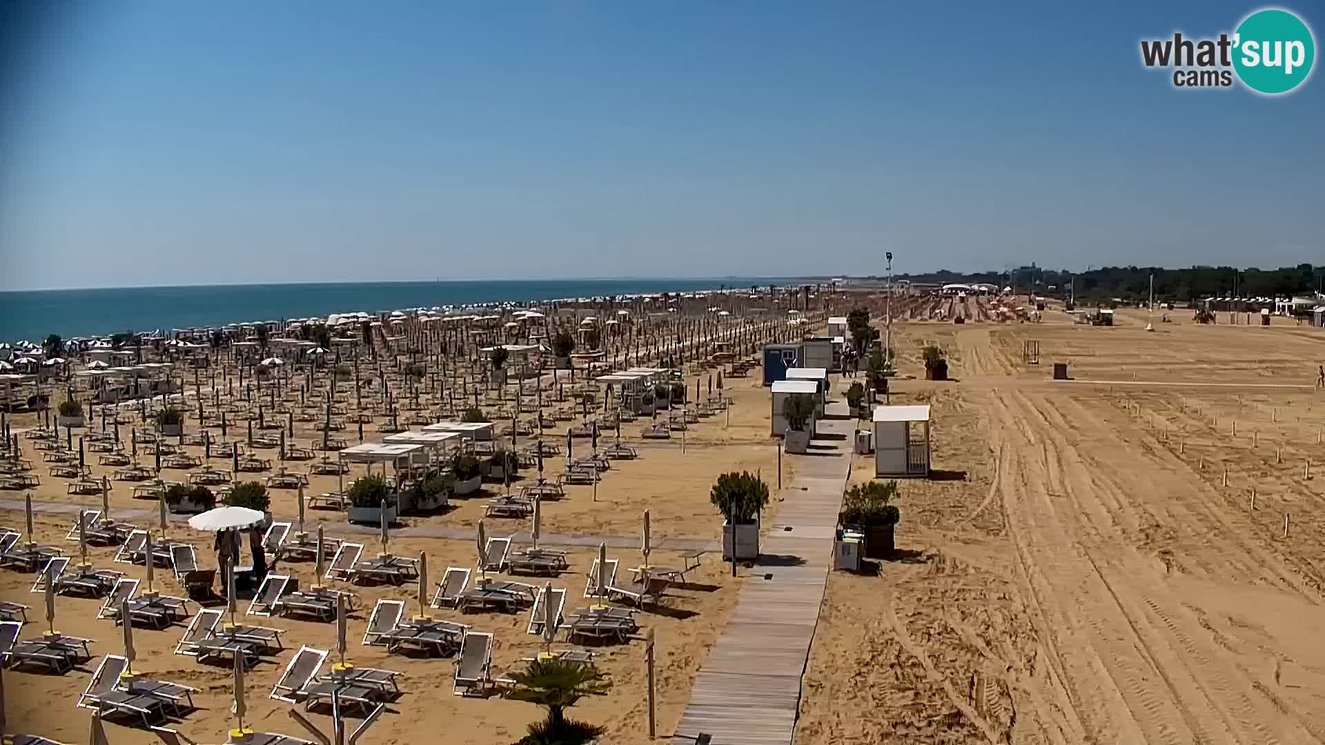 Kamera v živo plaža Bibione