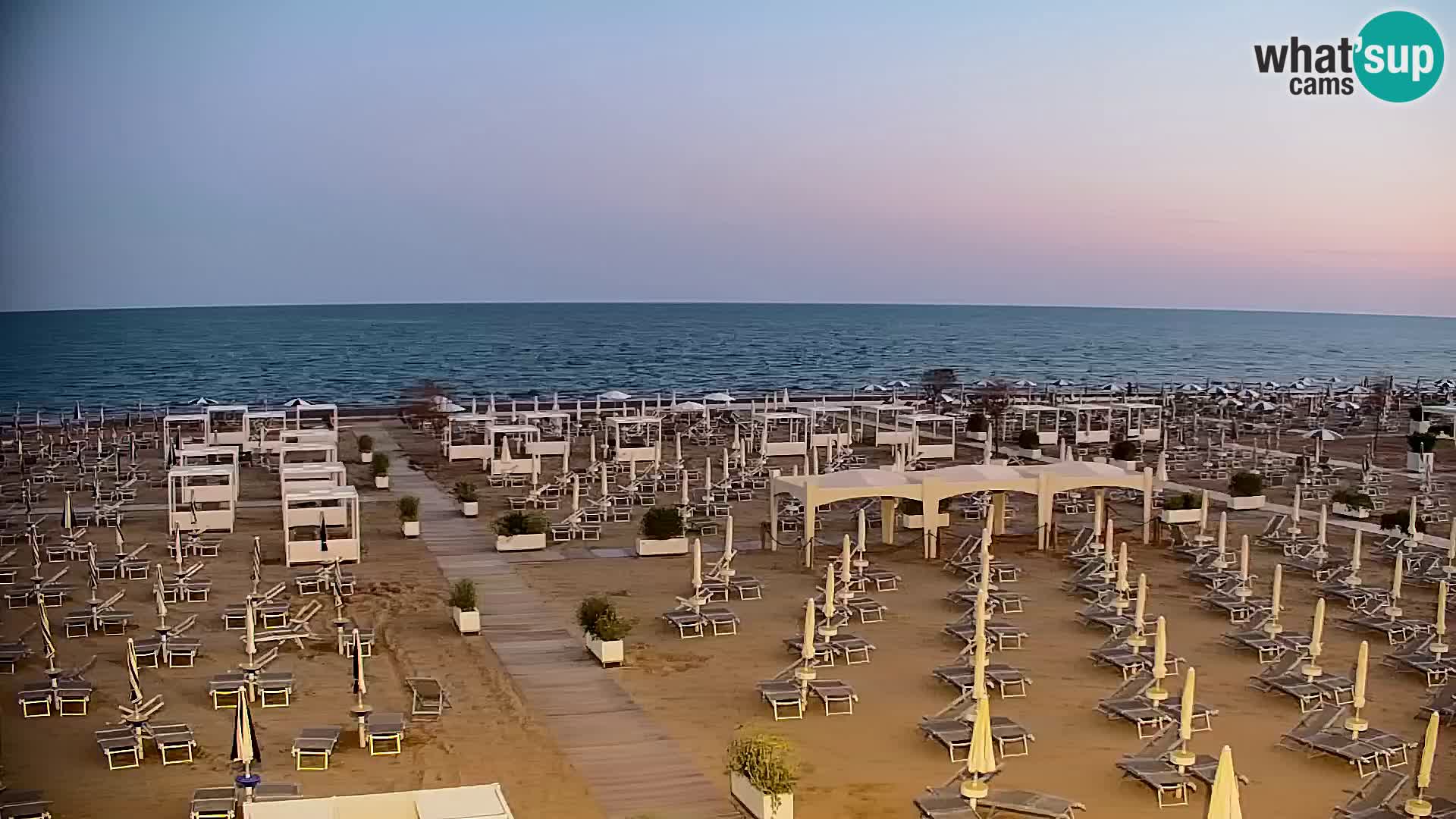 La plage de Bibione webcam en direct | Italien