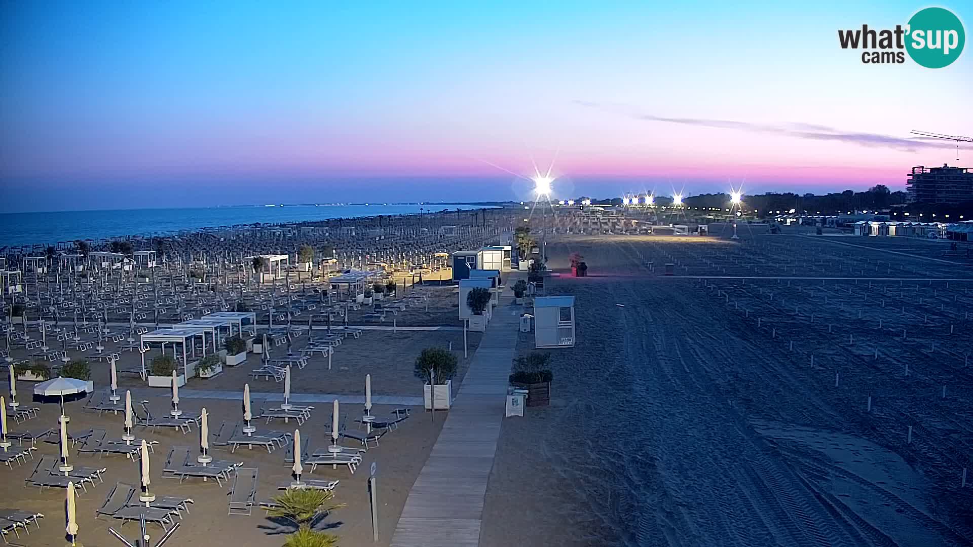 La plage de Bibione webcam en direct | Italien