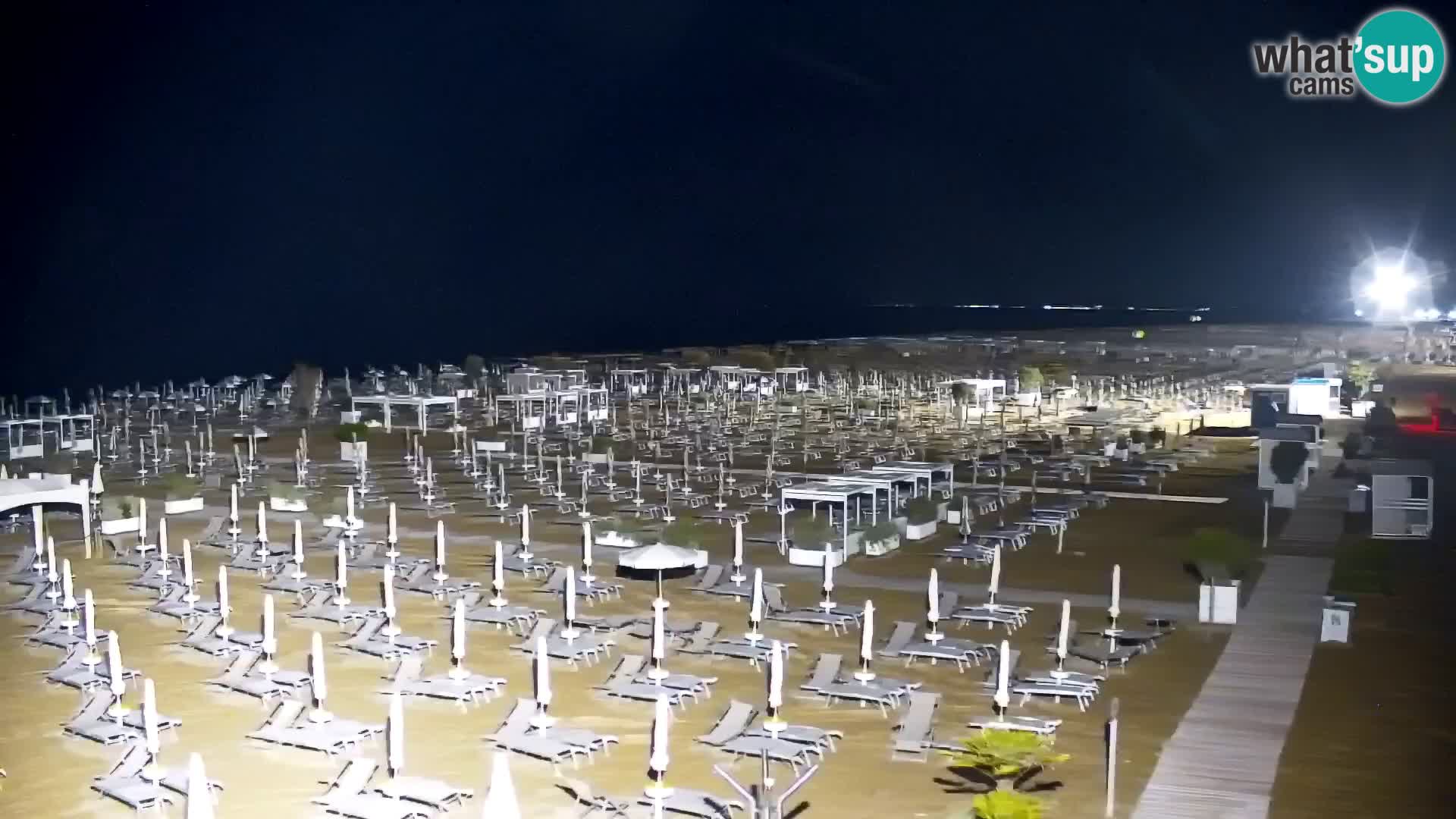 La plage de Bibione webcam en direct | Italien