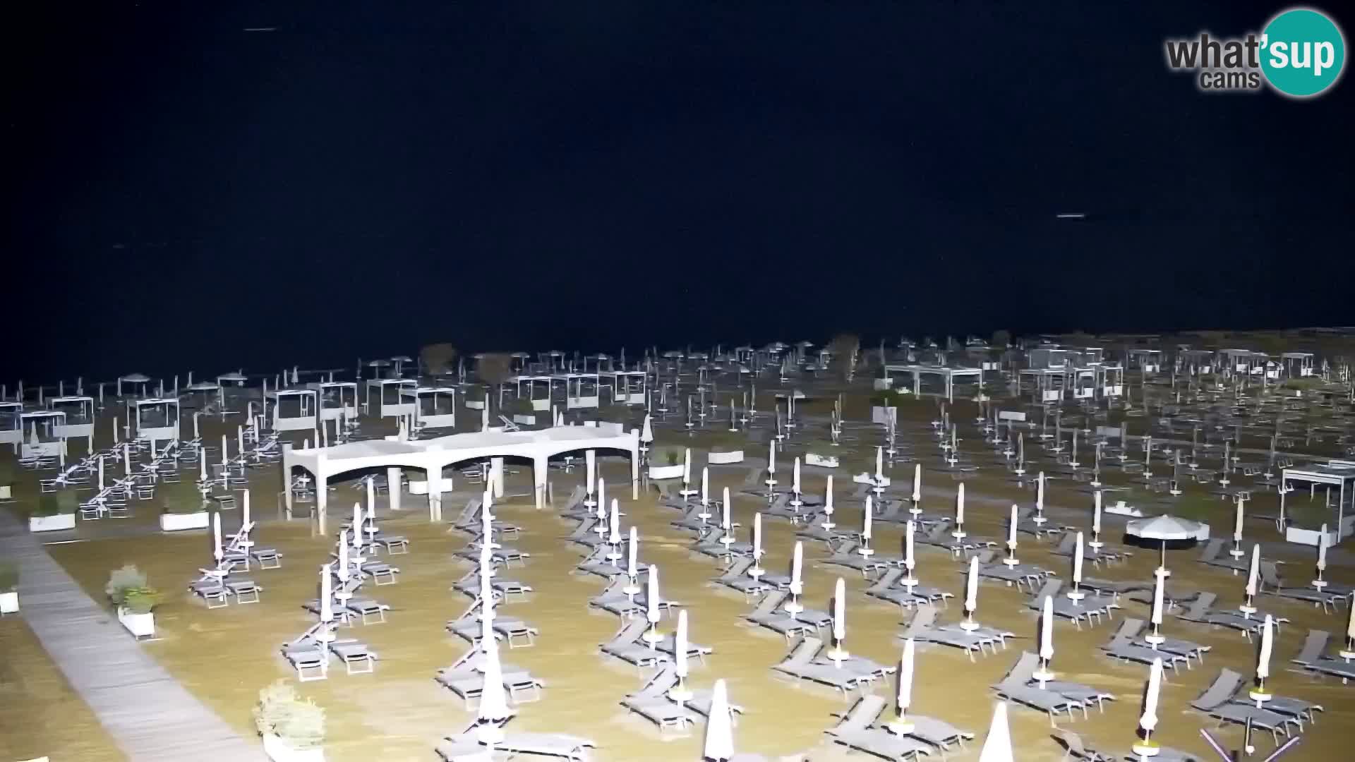 La plage de Bibione webcam en direct | Italien
