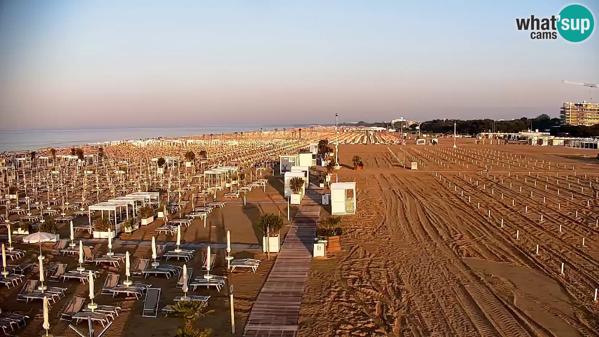 La plage de Bibione webcam en direct | Italien