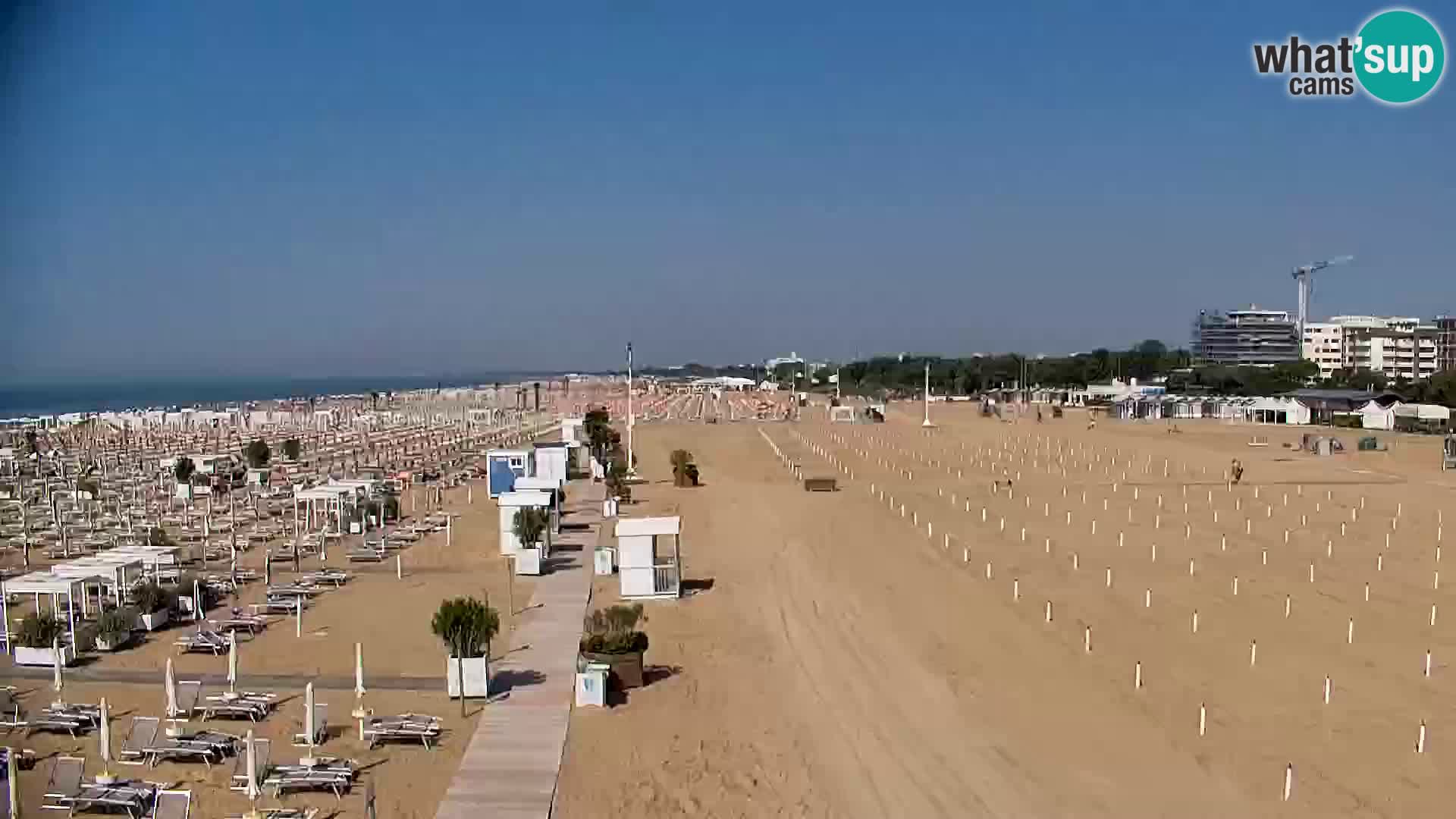 La plage de Bibione webcam en direct | Italien