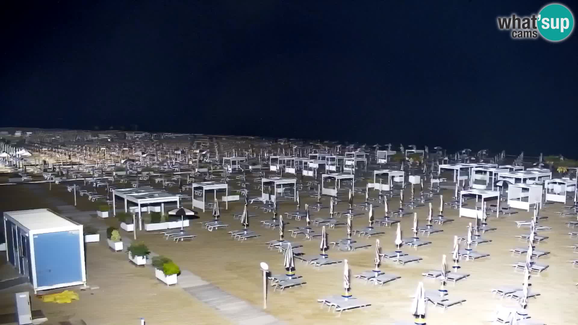 La plage de Bibione webcam en direct | Italien