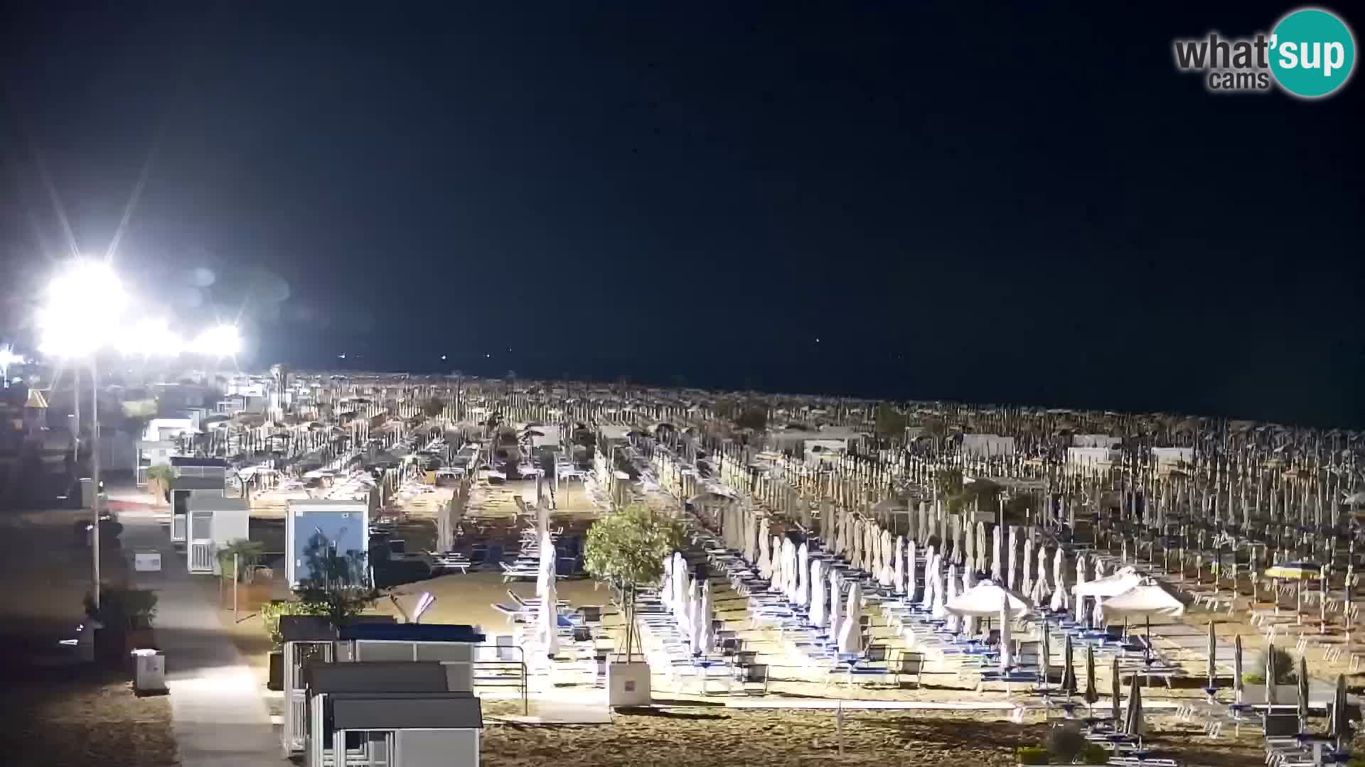 La plage de Bibione webcam en direct | Italien