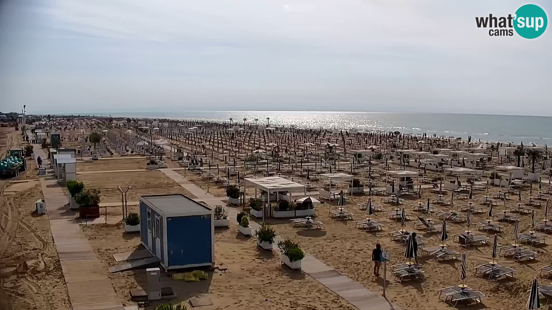La plage de Bibione webcam en direct | Italien