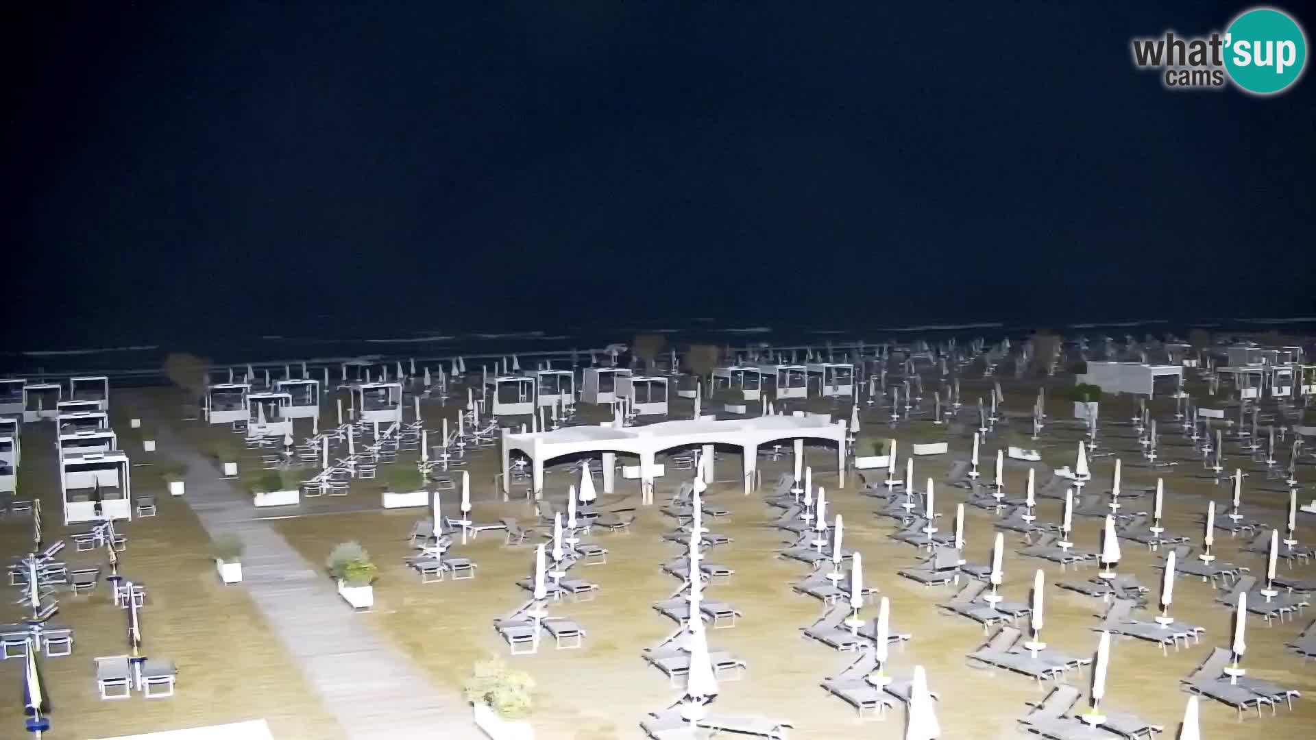 La plage de Bibione webcam en direct | Italien