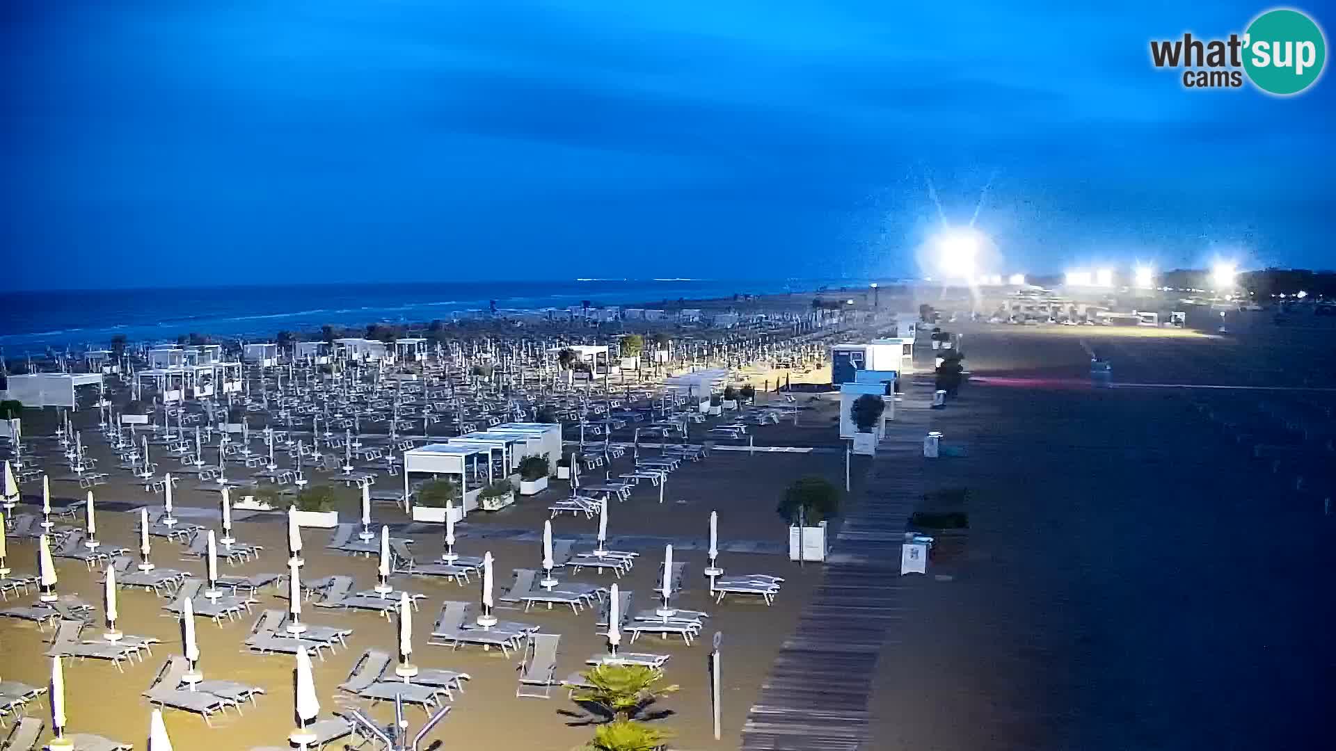 La plage de Bibione webcam en direct | Italien