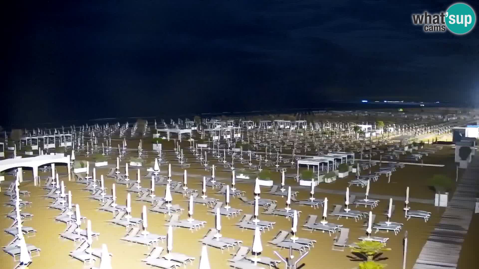 La plage de Bibione webcam en direct | Italien
