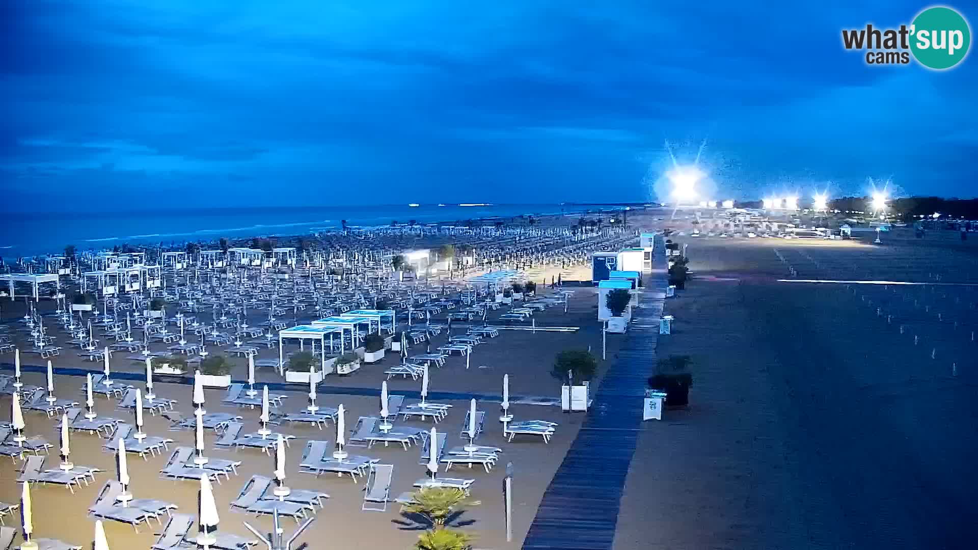La plage de Bibione webcam en direct | Italien