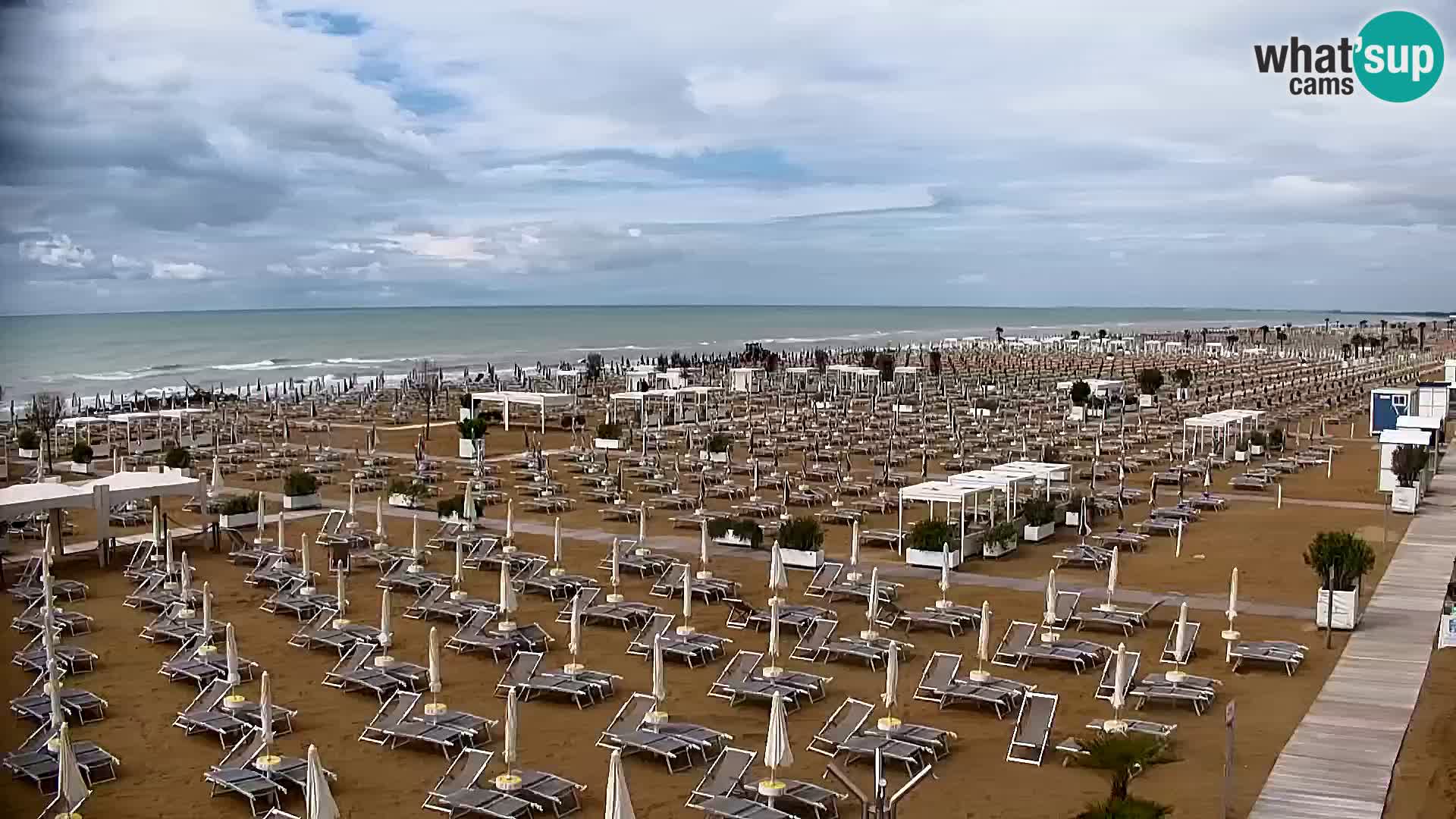 La plage de Bibione webcam en direct | Italien