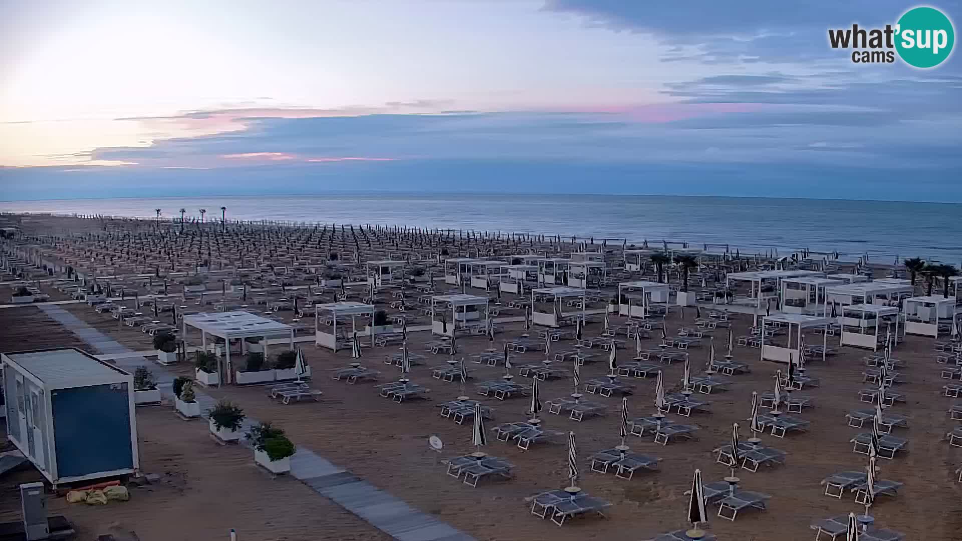 La plage de Bibione webcam en direct | Italien