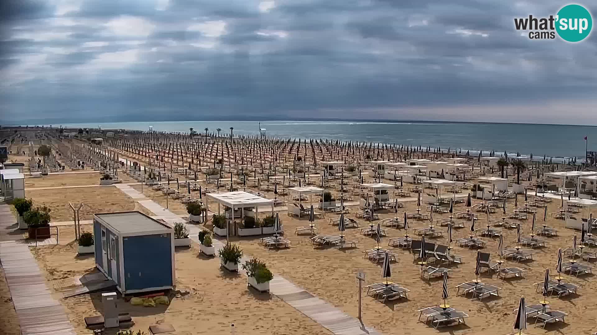 La plage de Bibione webcam en direct | Italien