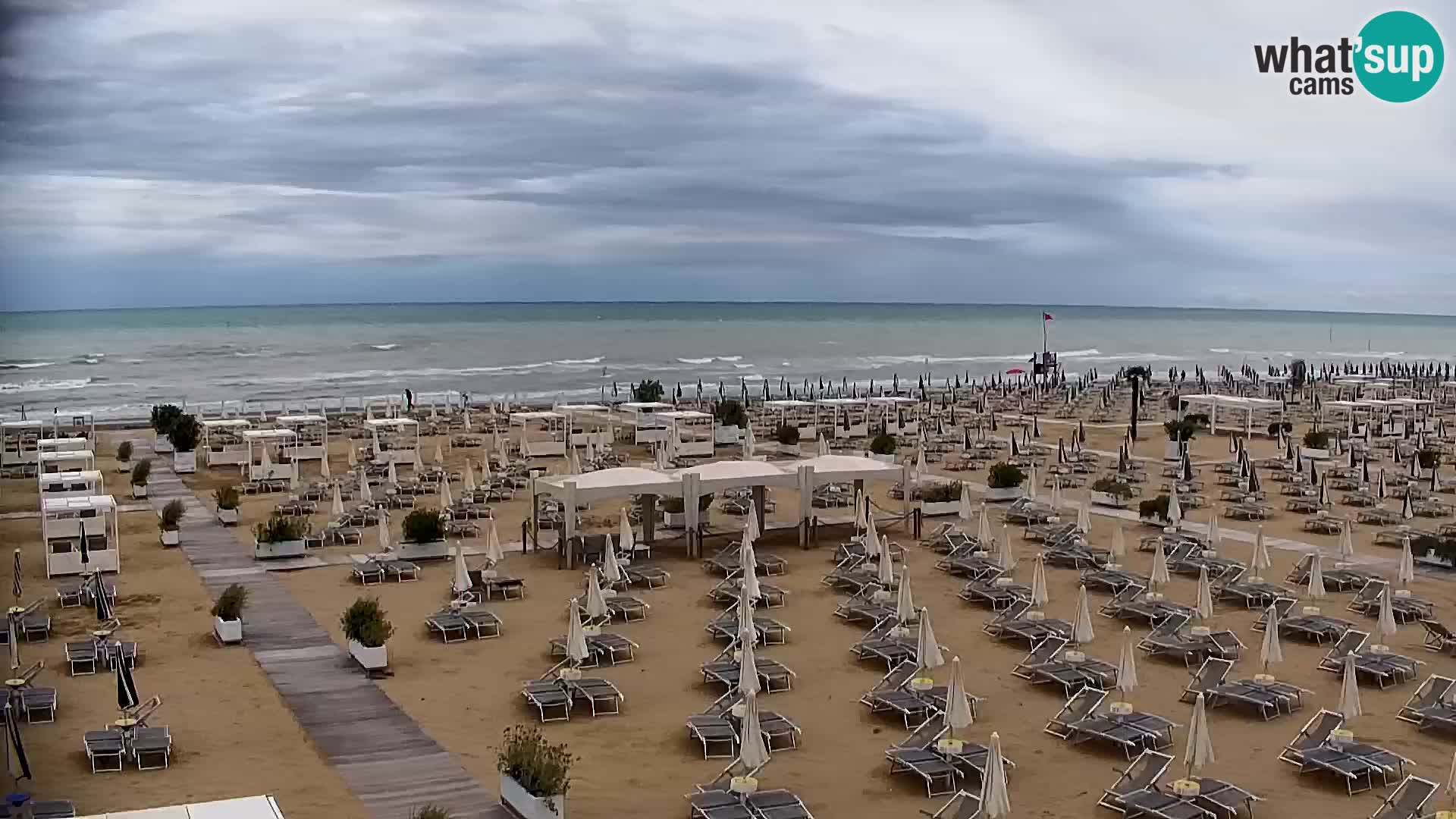 La plage de Bibione webcam en direct | Italien