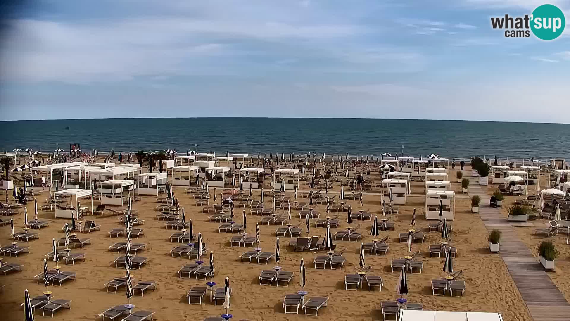 La plage de Bibione webcam en direct | Italien