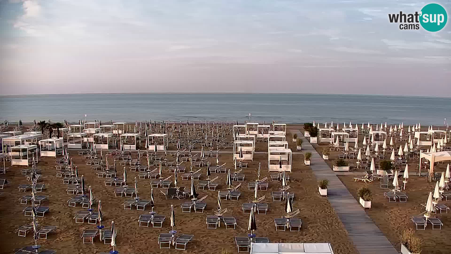 La plage de Bibione webcam en direct | Italien