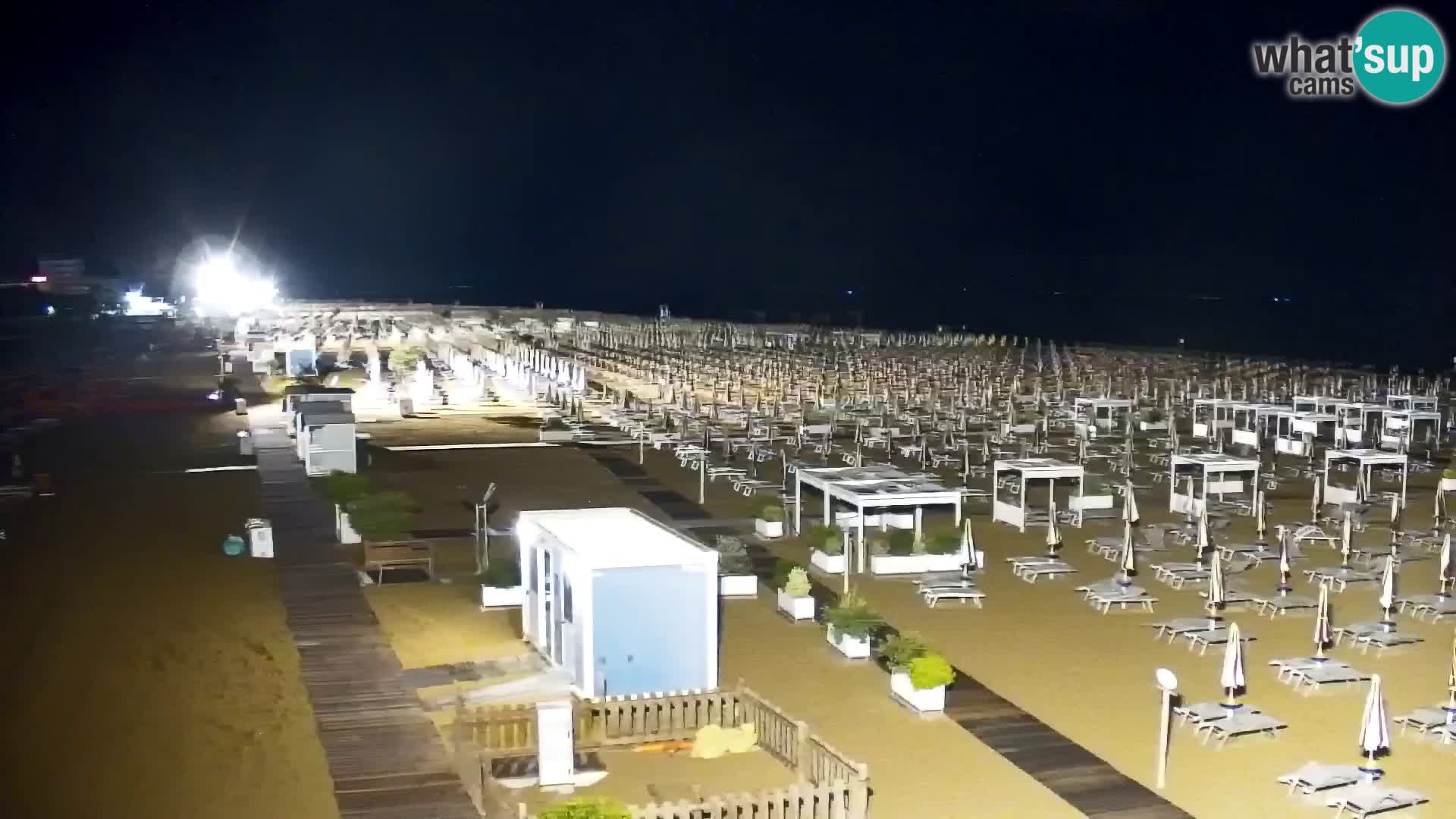 La plage de Bibione webcam en direct | Italien