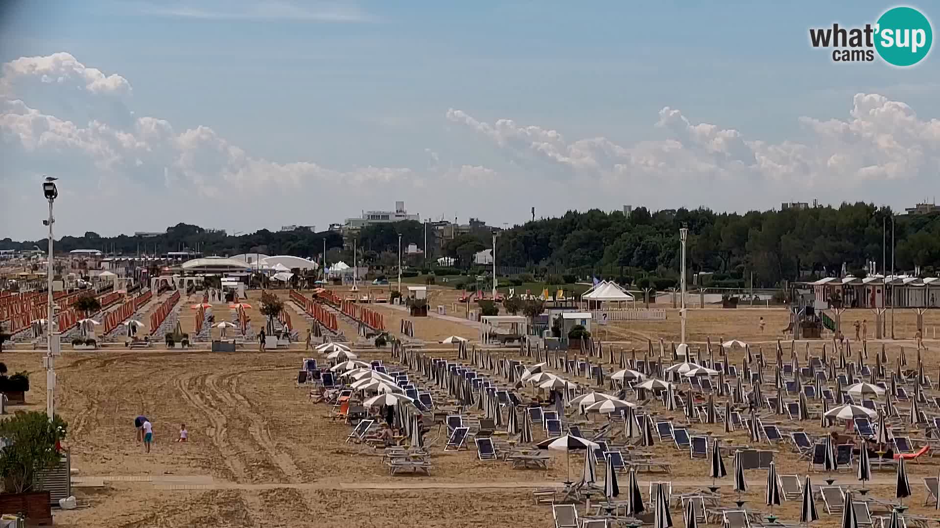 La plage de Bibione webcam en direct | Italien