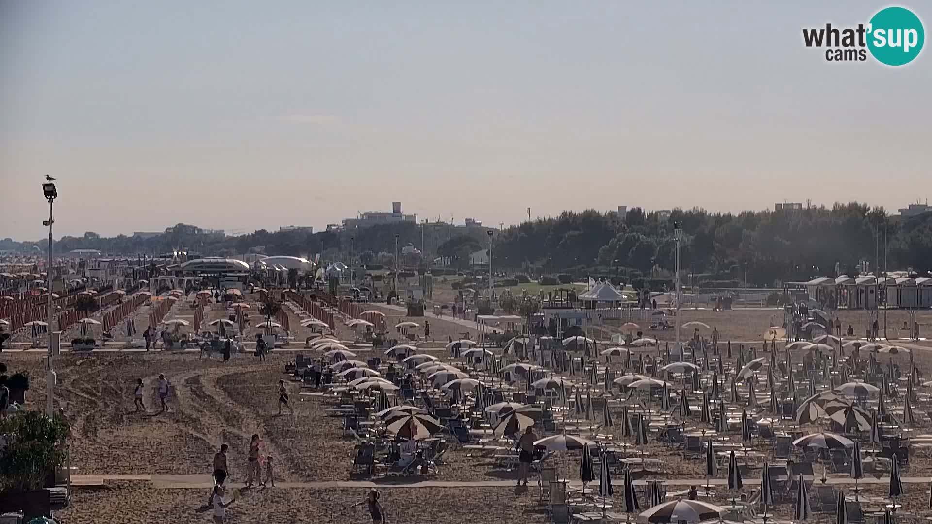 La plage de Bibione webcam en direct | Italien
