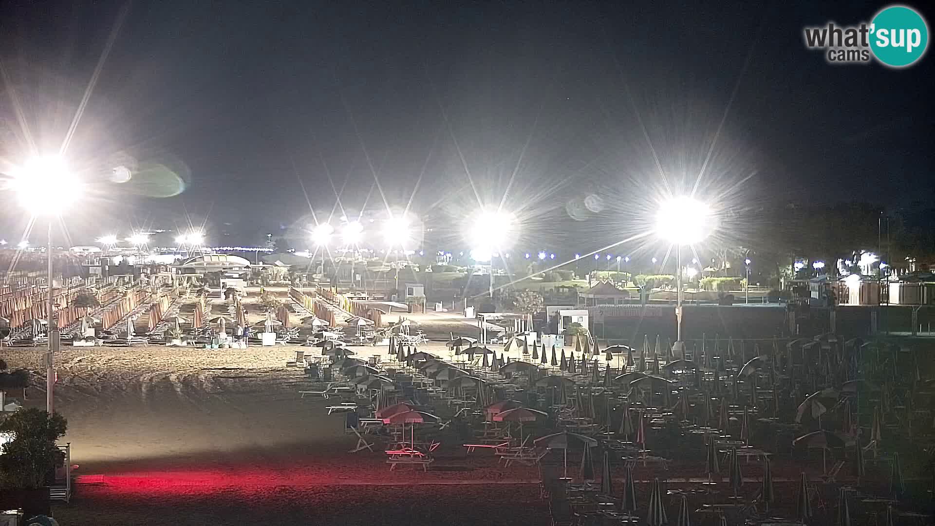 La plage de Bibione webcam en direct | Italien